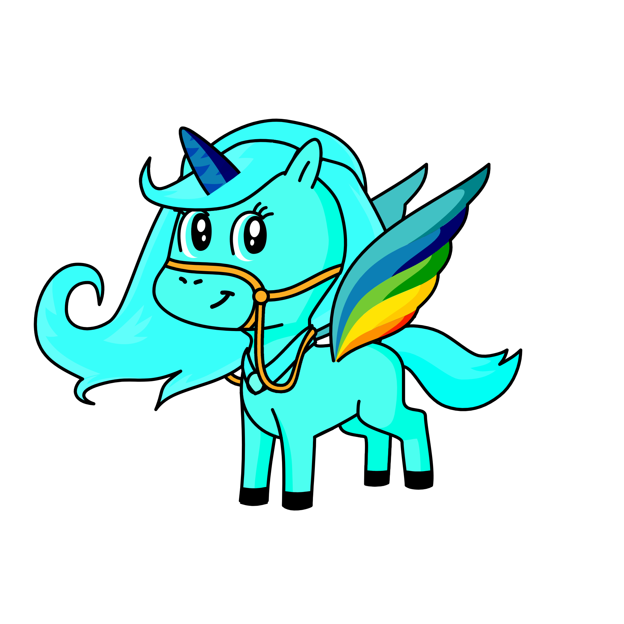 Rain-Sparkle, the unicorn