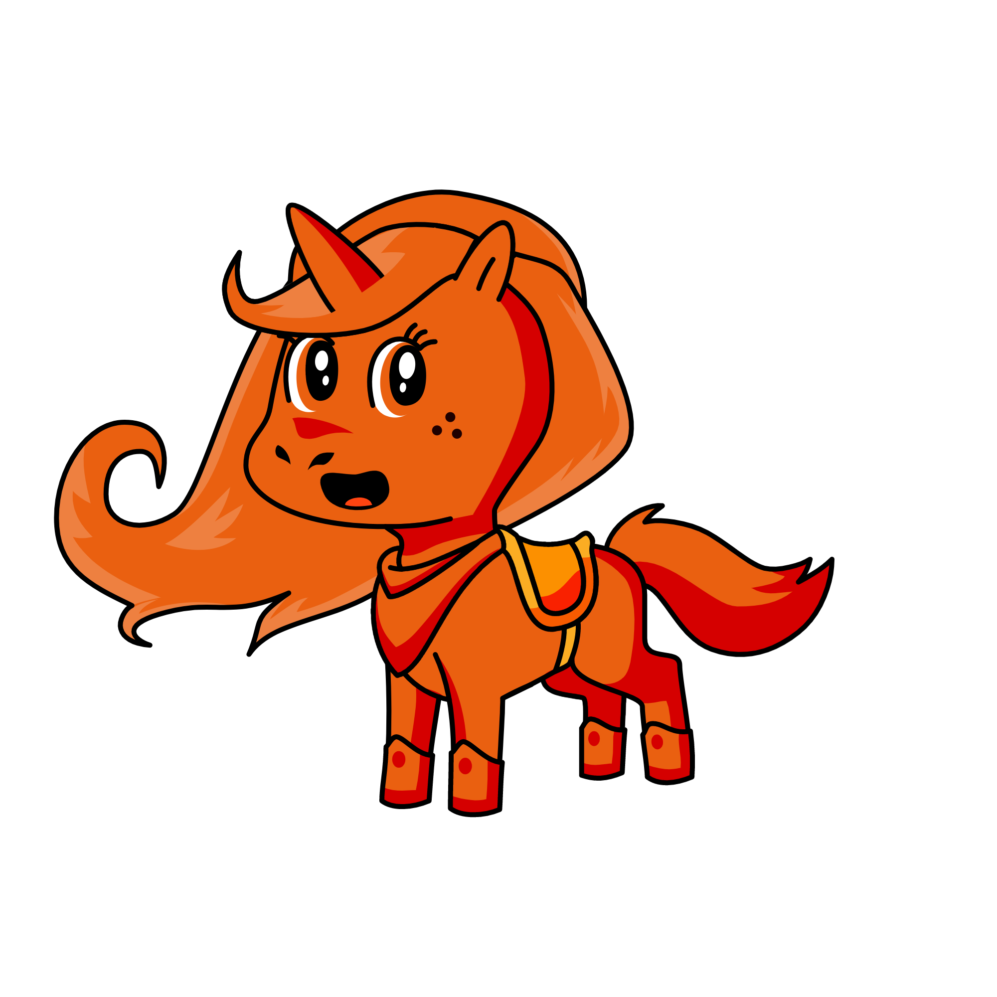Rosy, the unicorn