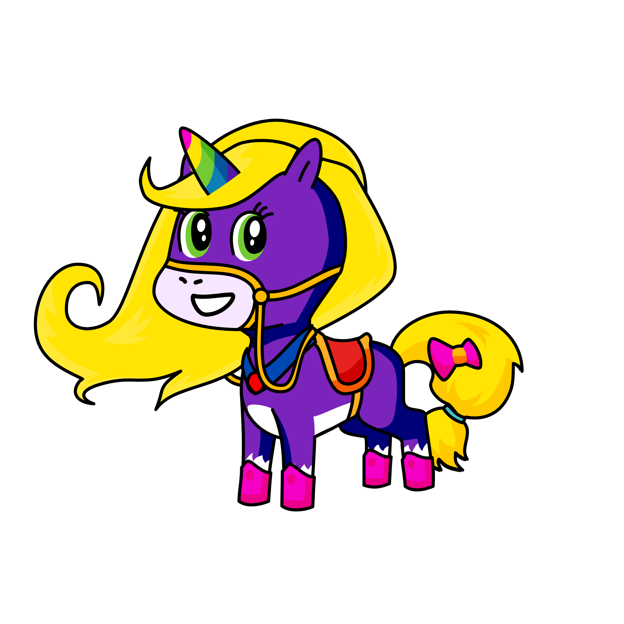 Spinky, the unicorn