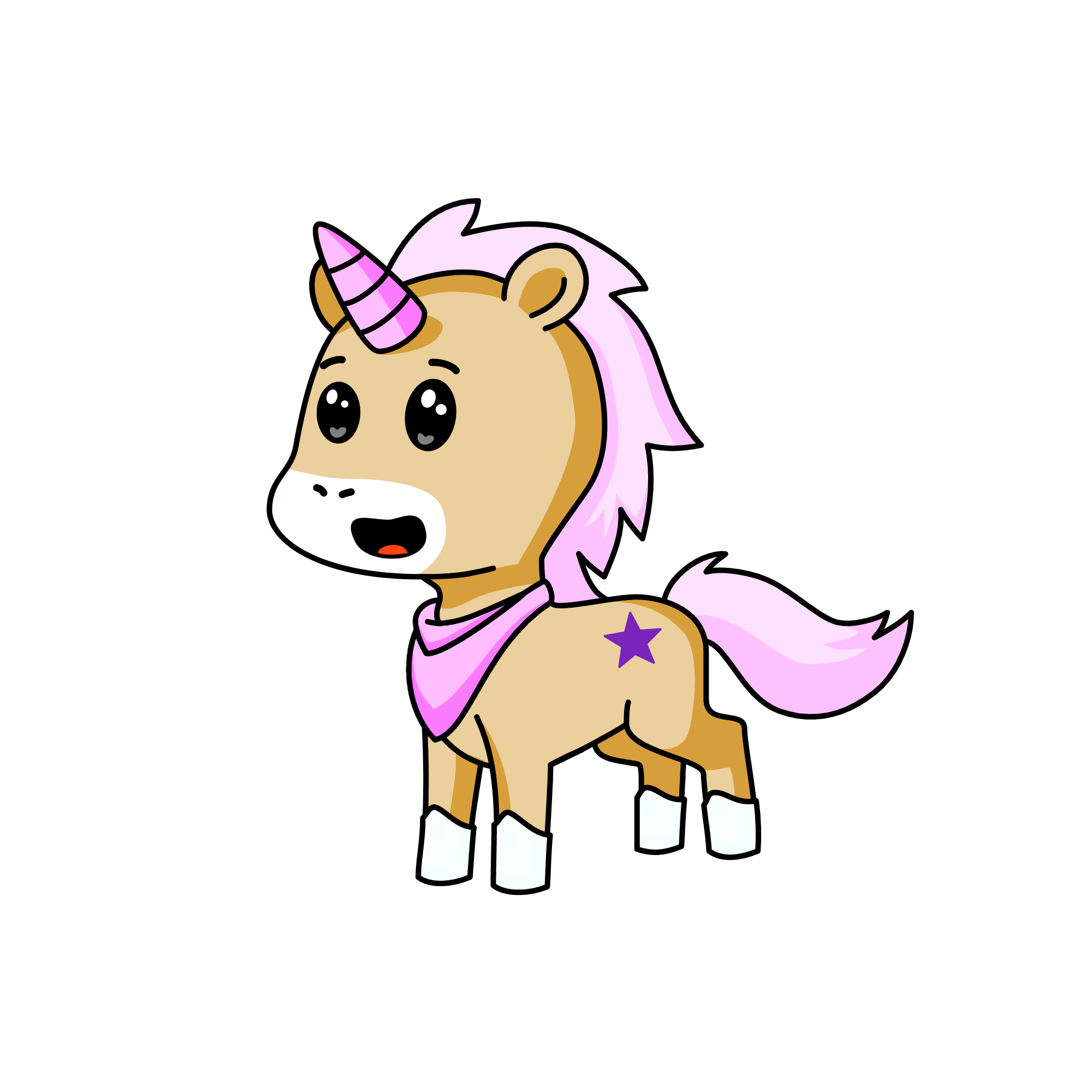 justin B, the unicorn