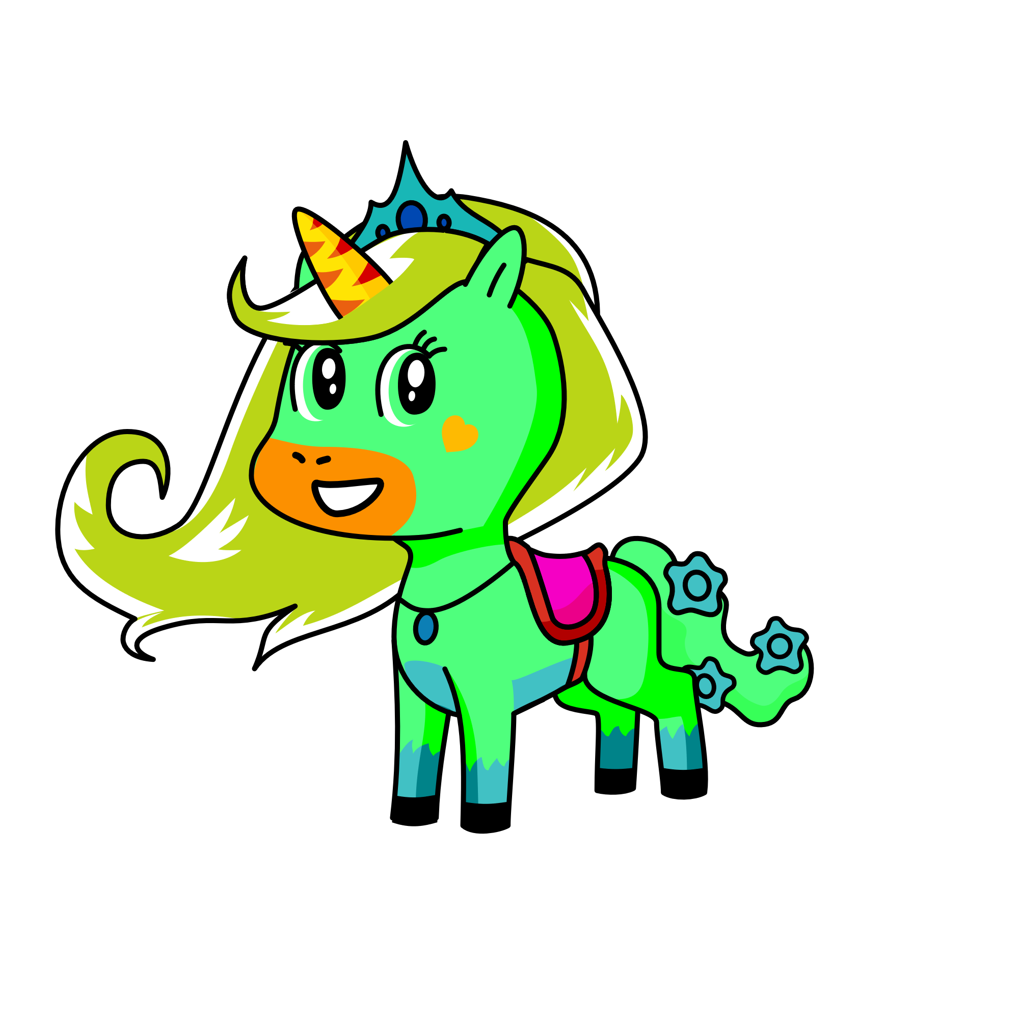 Beatifull Unicorn, the unicorn