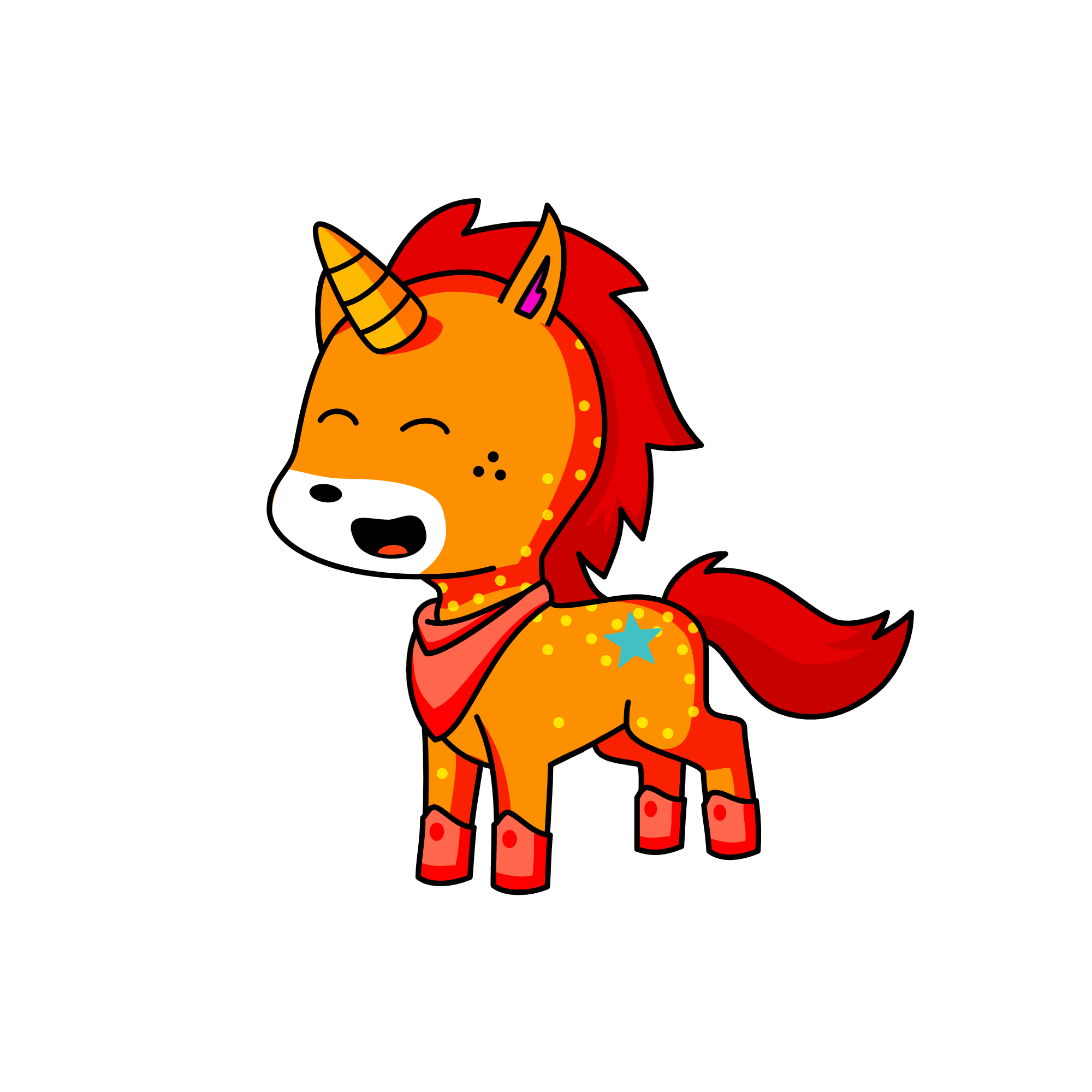 FIRE, the unicorn