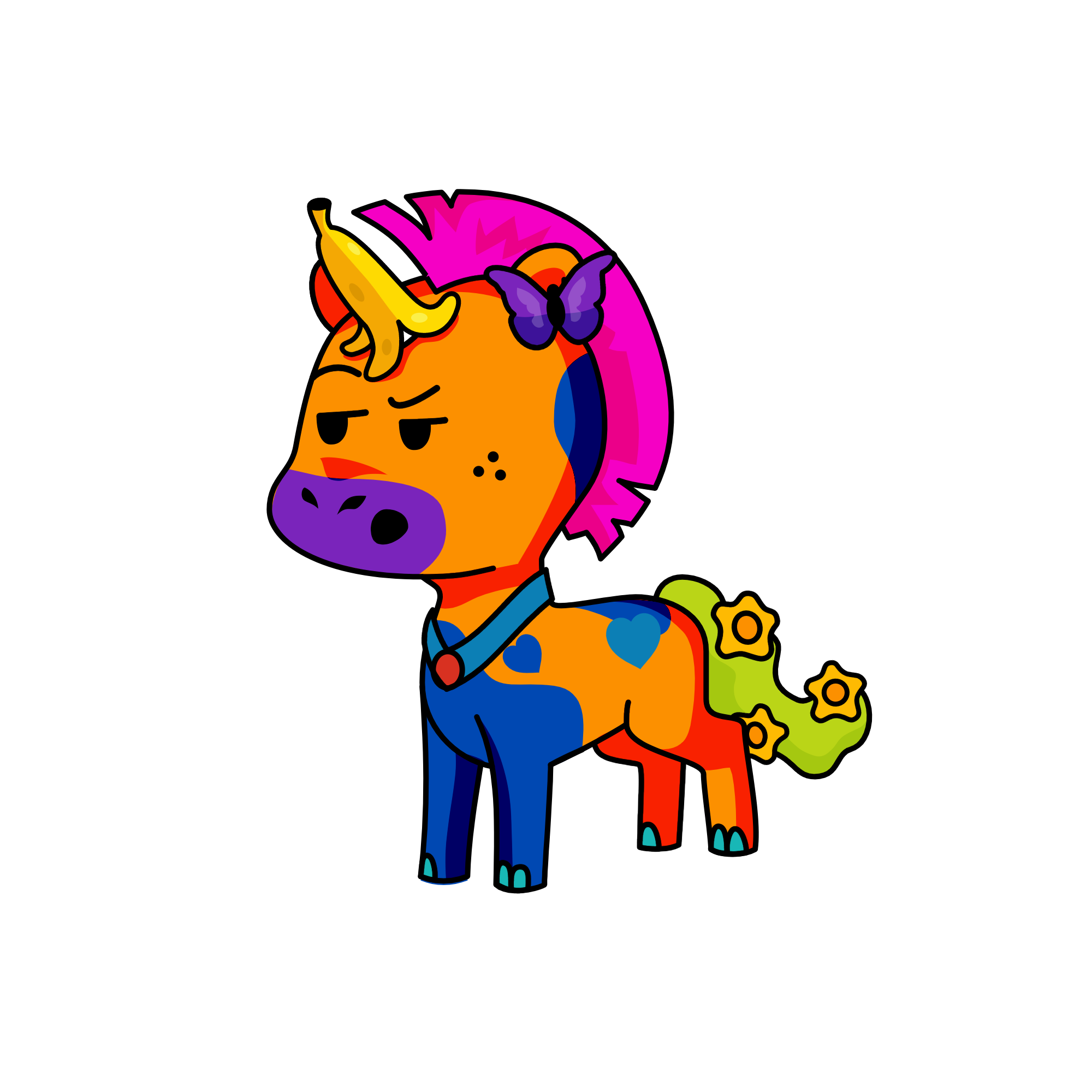 L, the unicorn