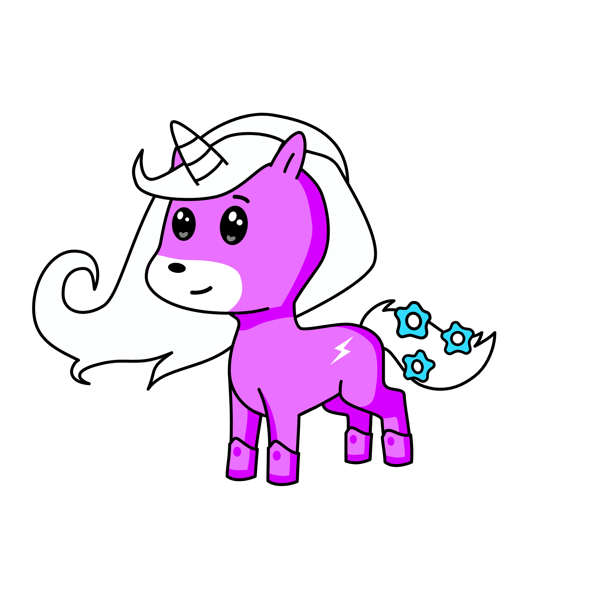 luni, the unicorn