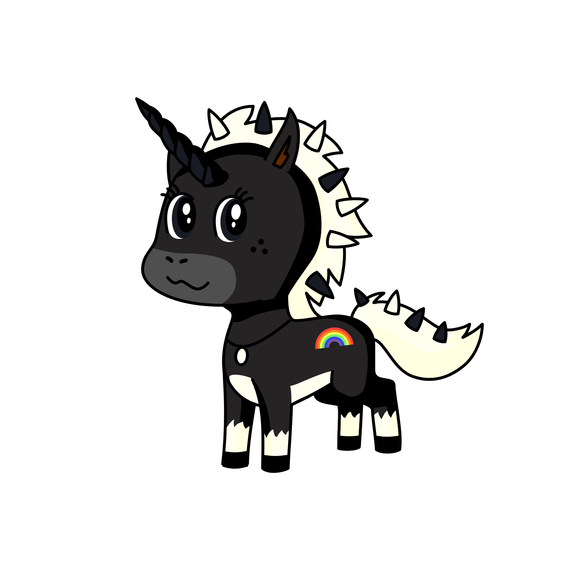 dark, the unicorn