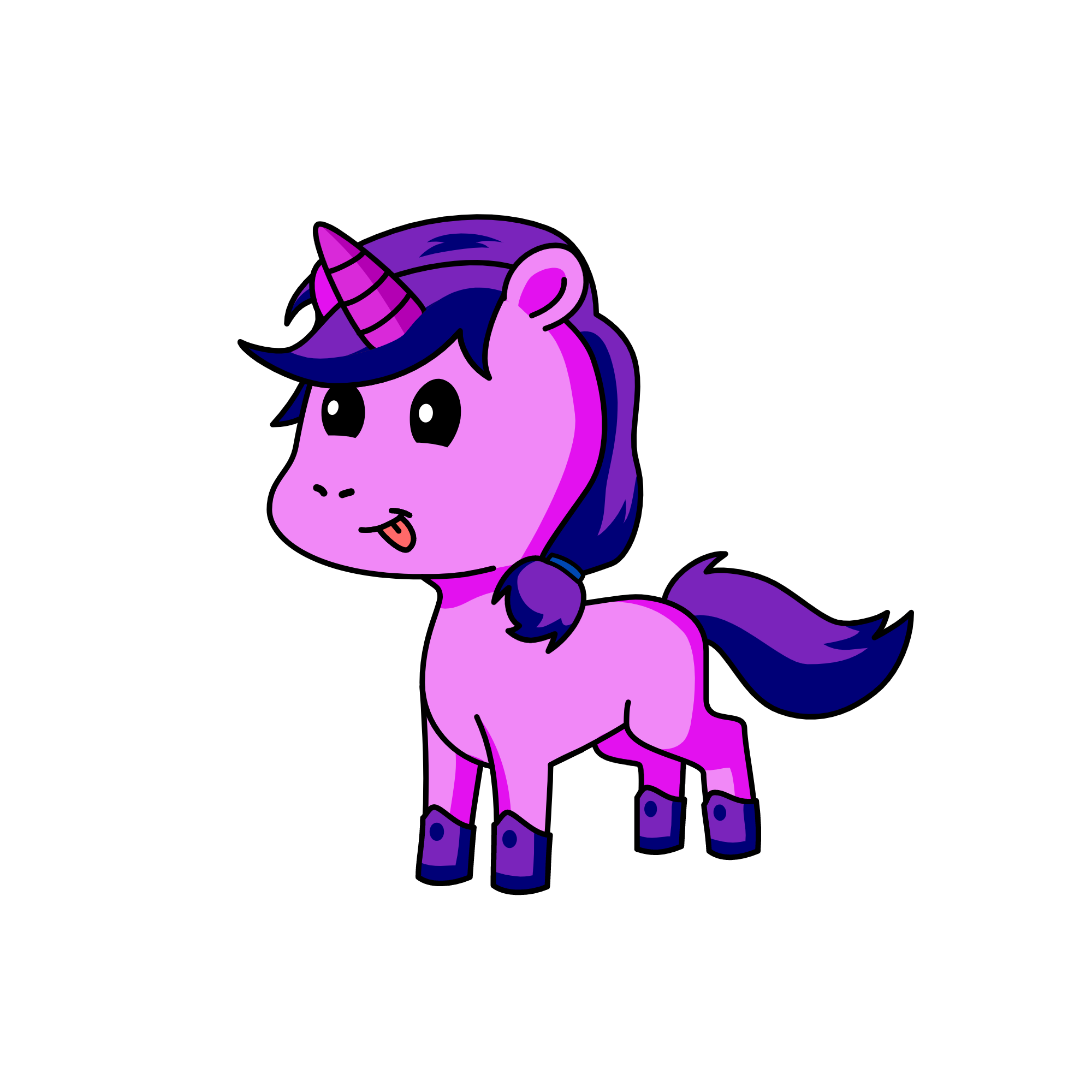 Lavender, the unicorn