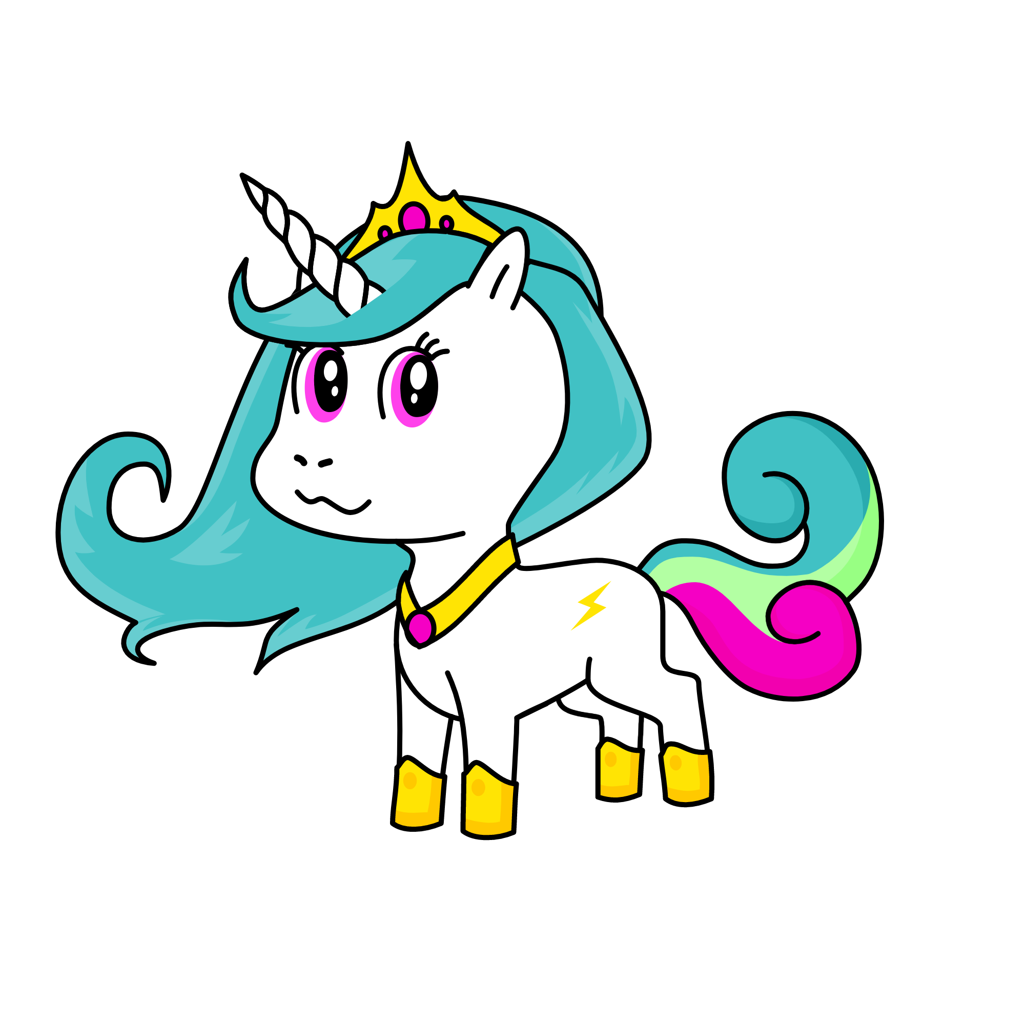 prinsesa  celestia, the unicorn