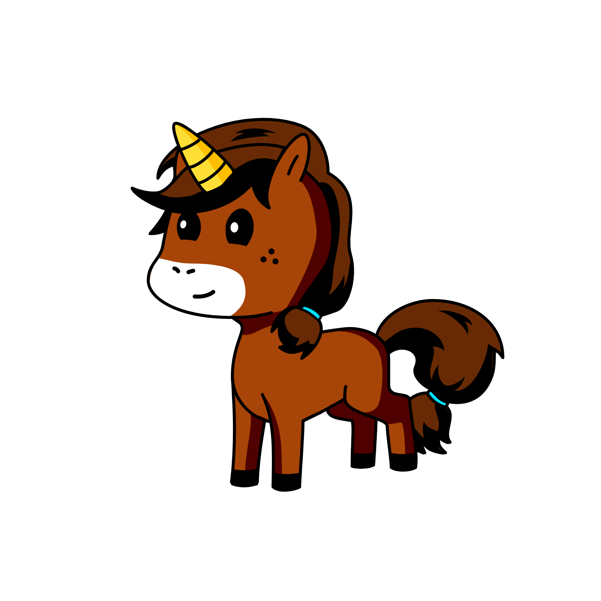 Brownie, the unicorn