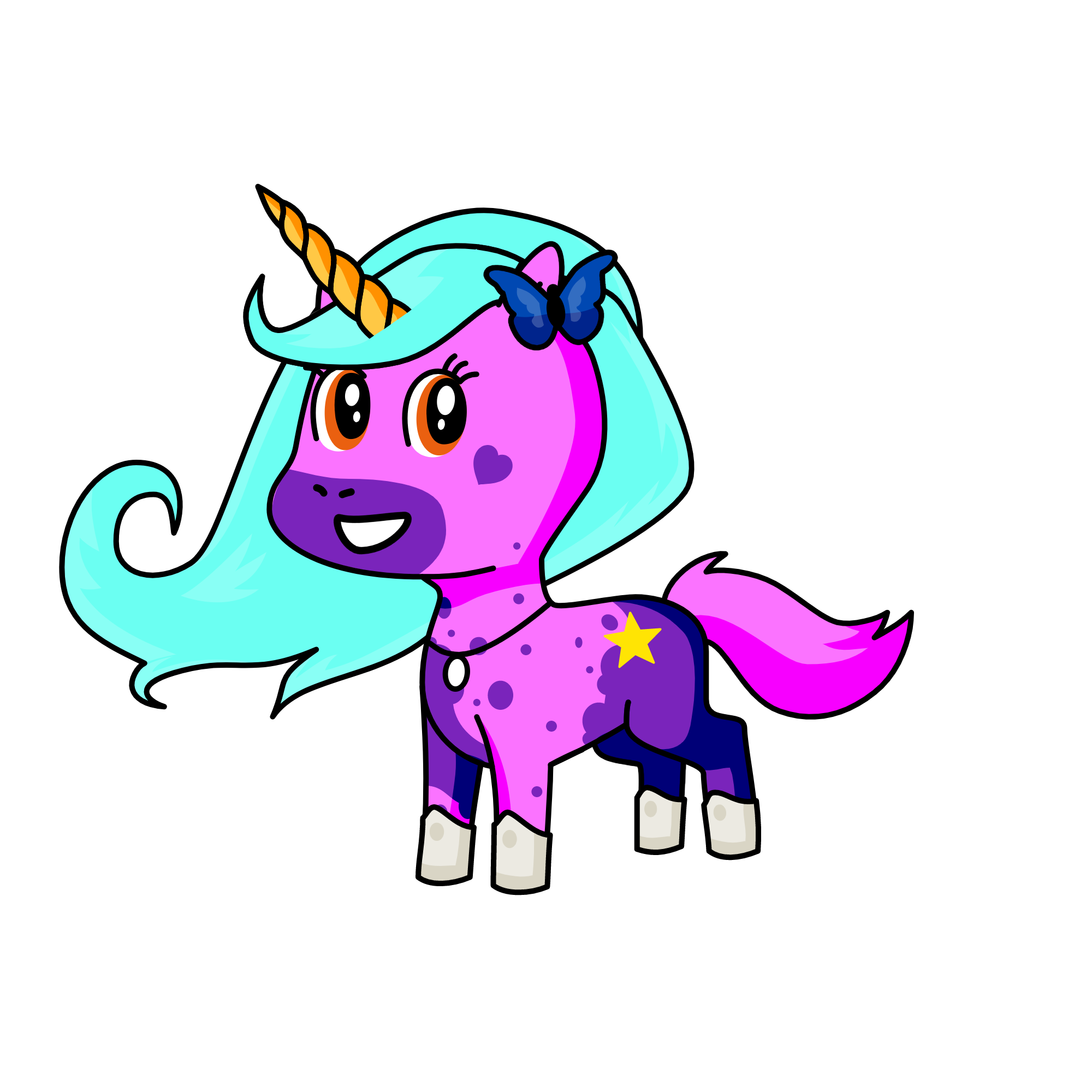 Emily, the unicorn