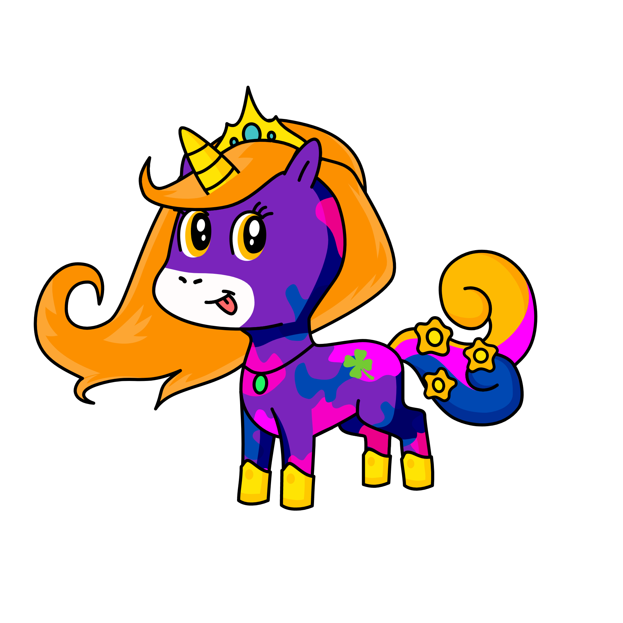 Unicolor , the unicorn