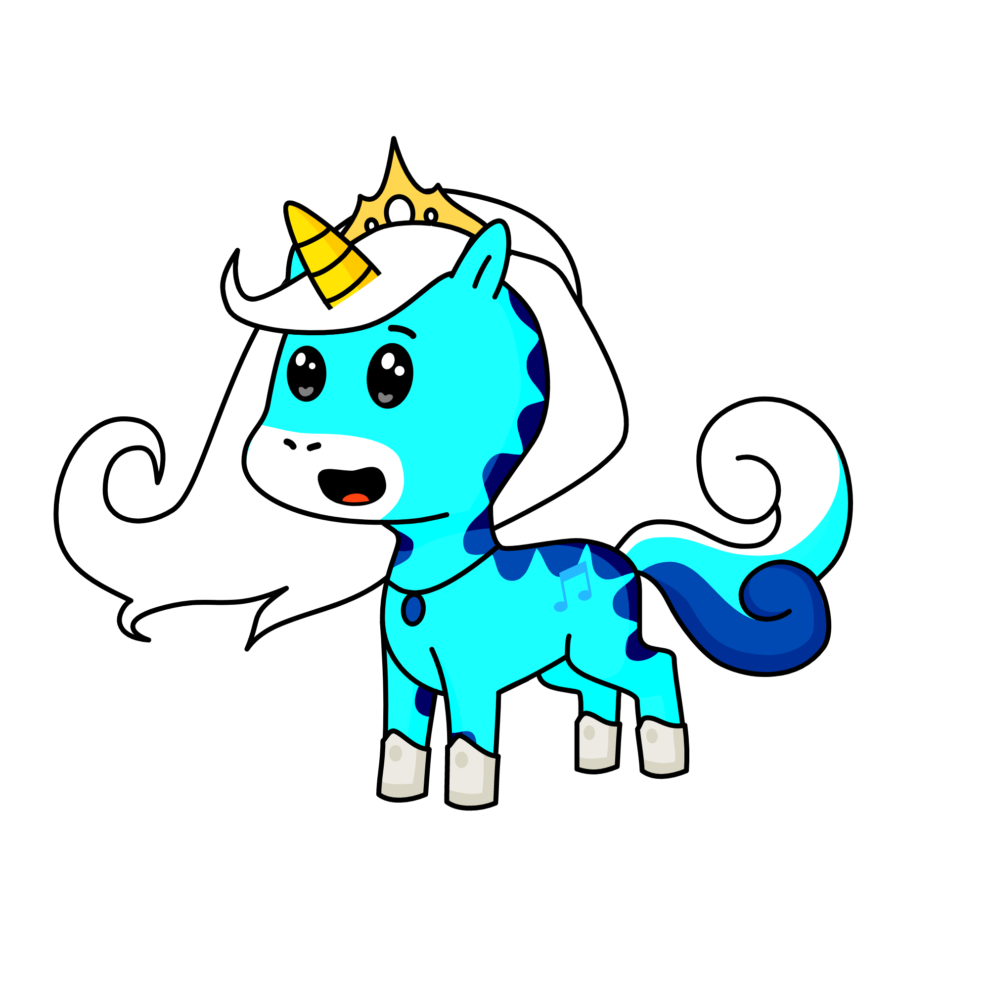 Snow White, the unicorn