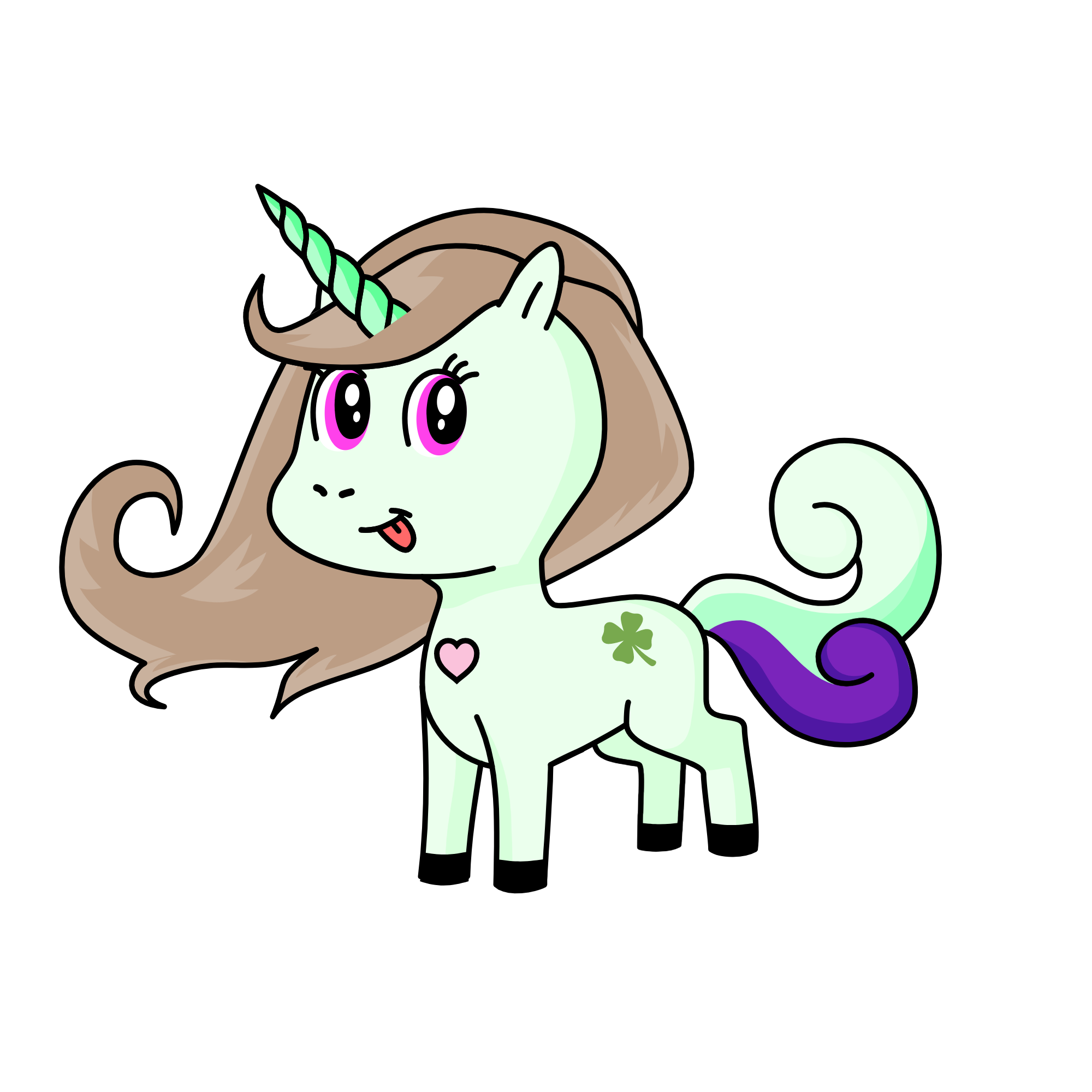 clover, the unicorn