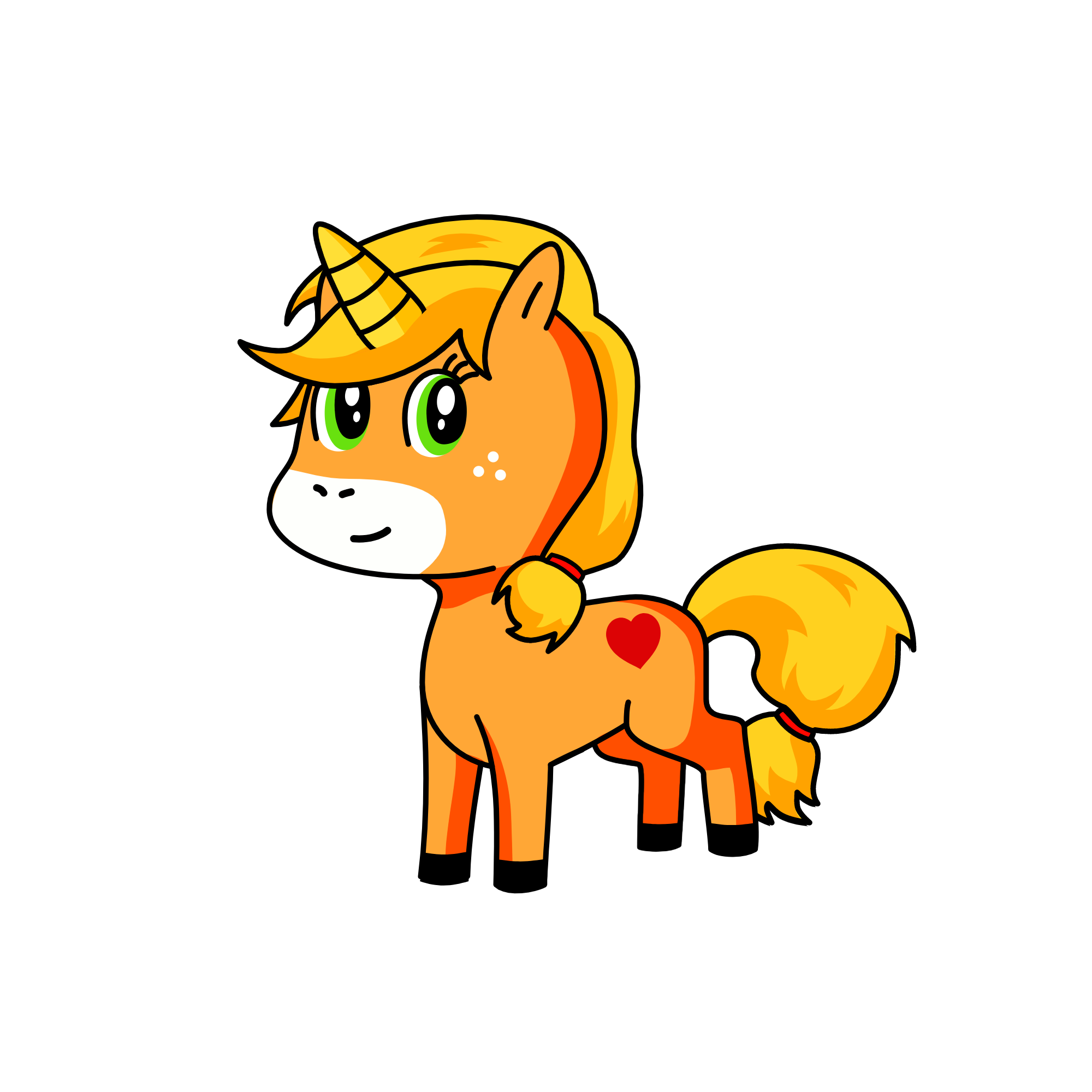 Apple Jack (A.J), the unicorn