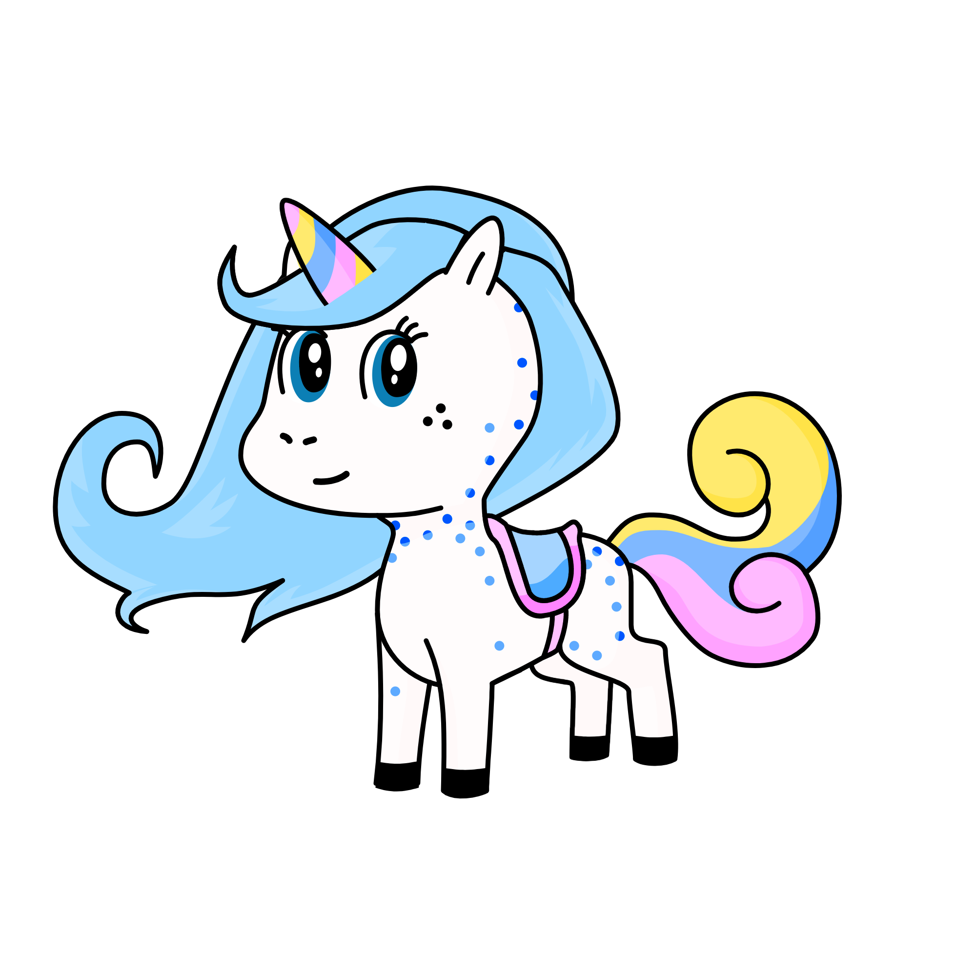 Violet , the unicorn