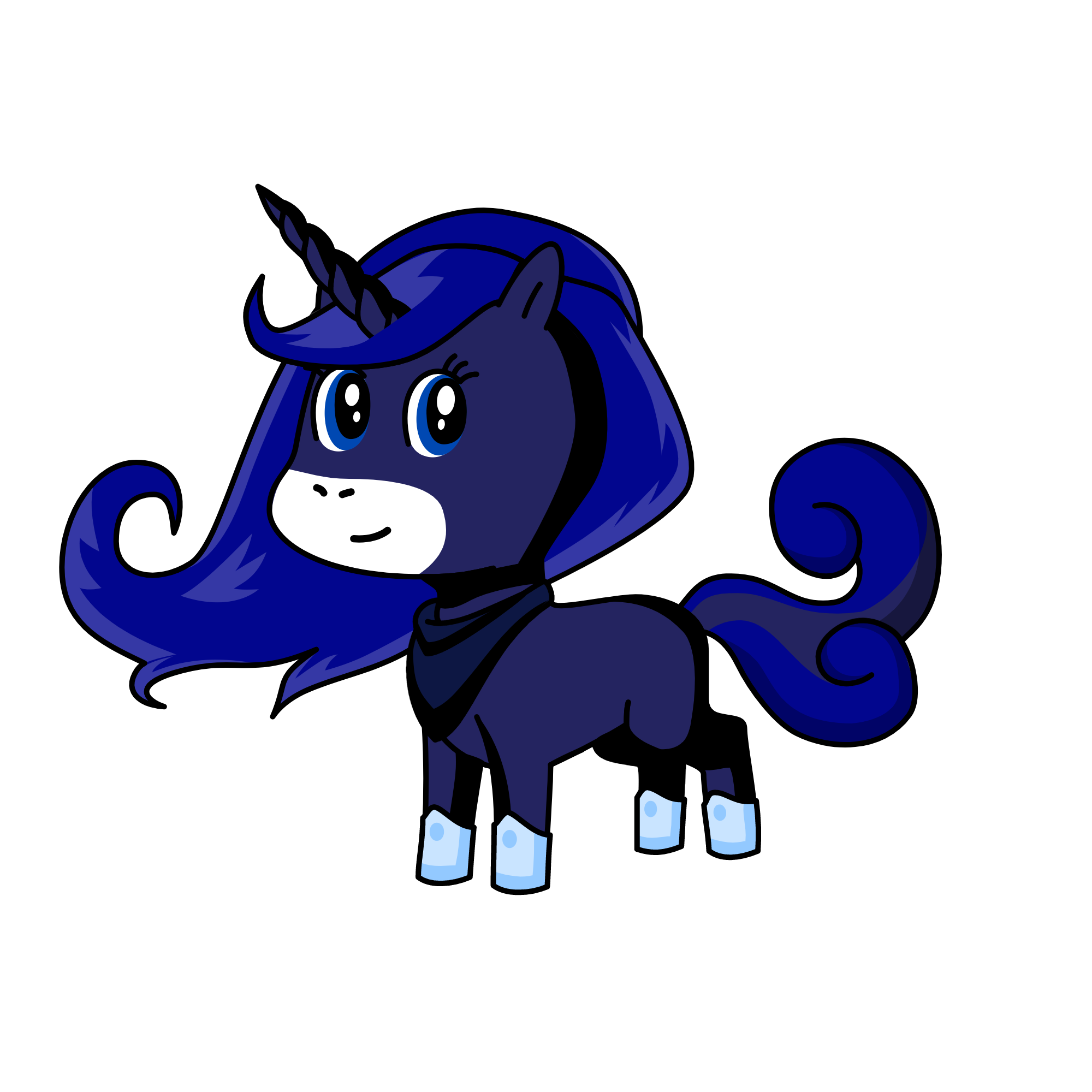Princess Luna, the unicorn