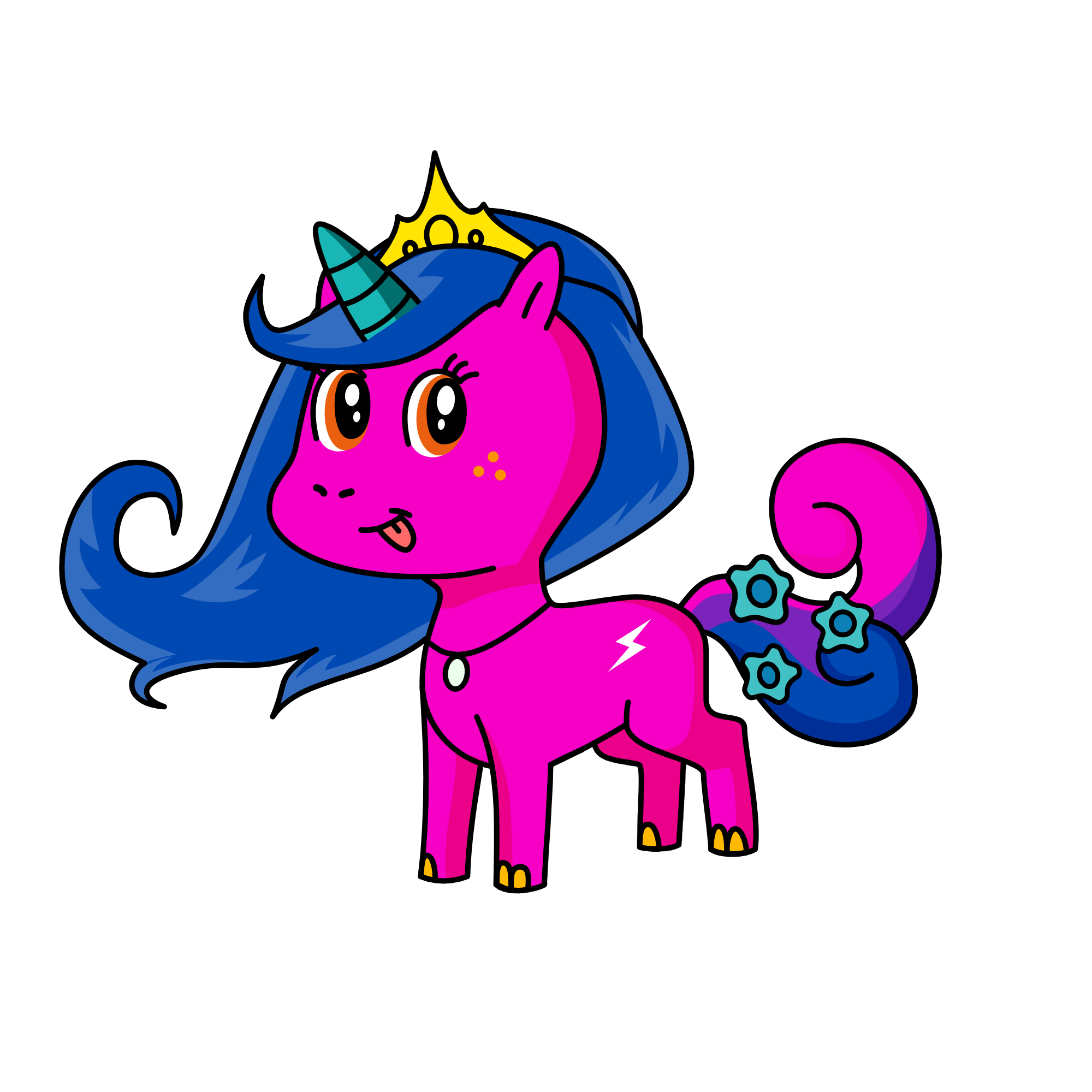 lightning, the unicorn