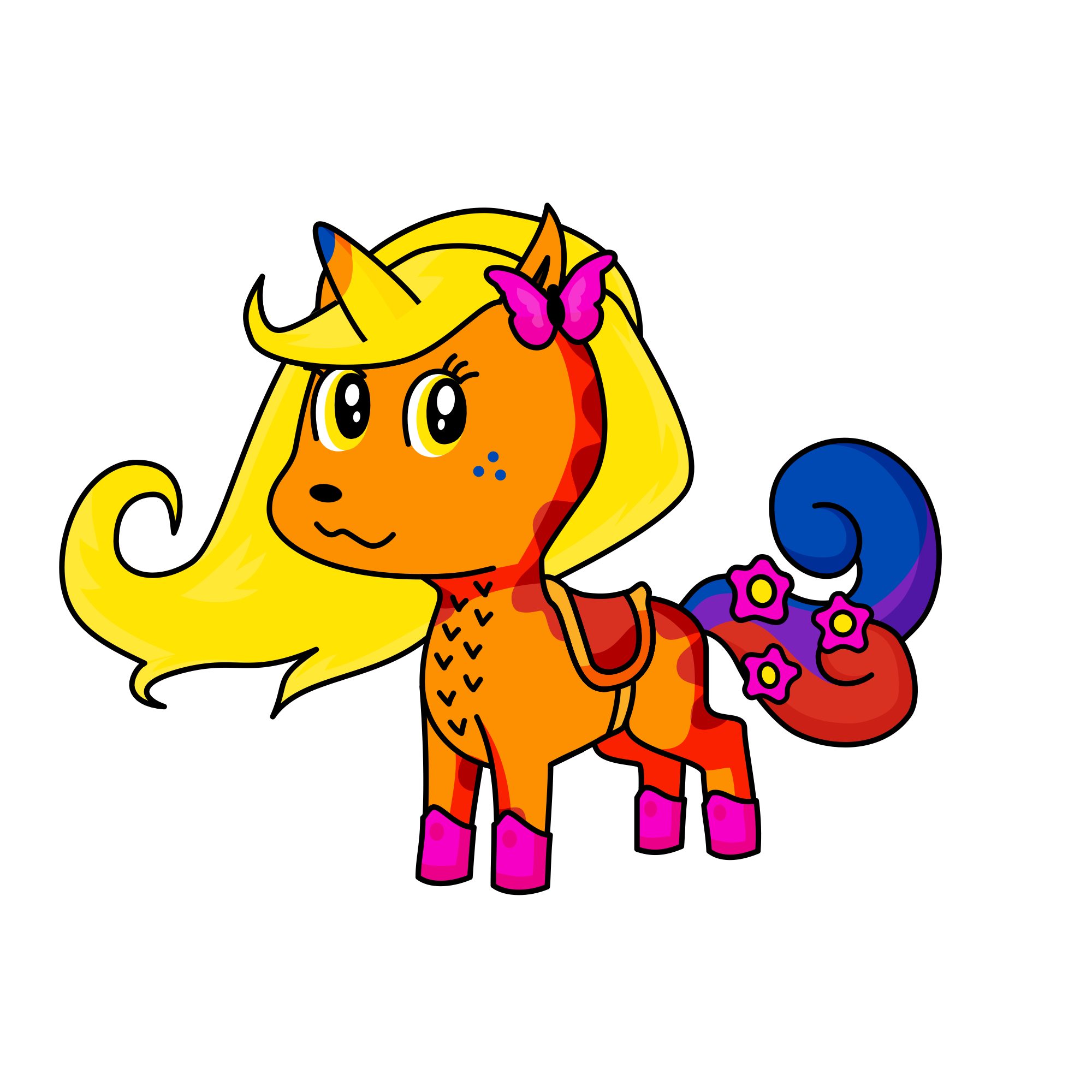 Sunny, the unicorn