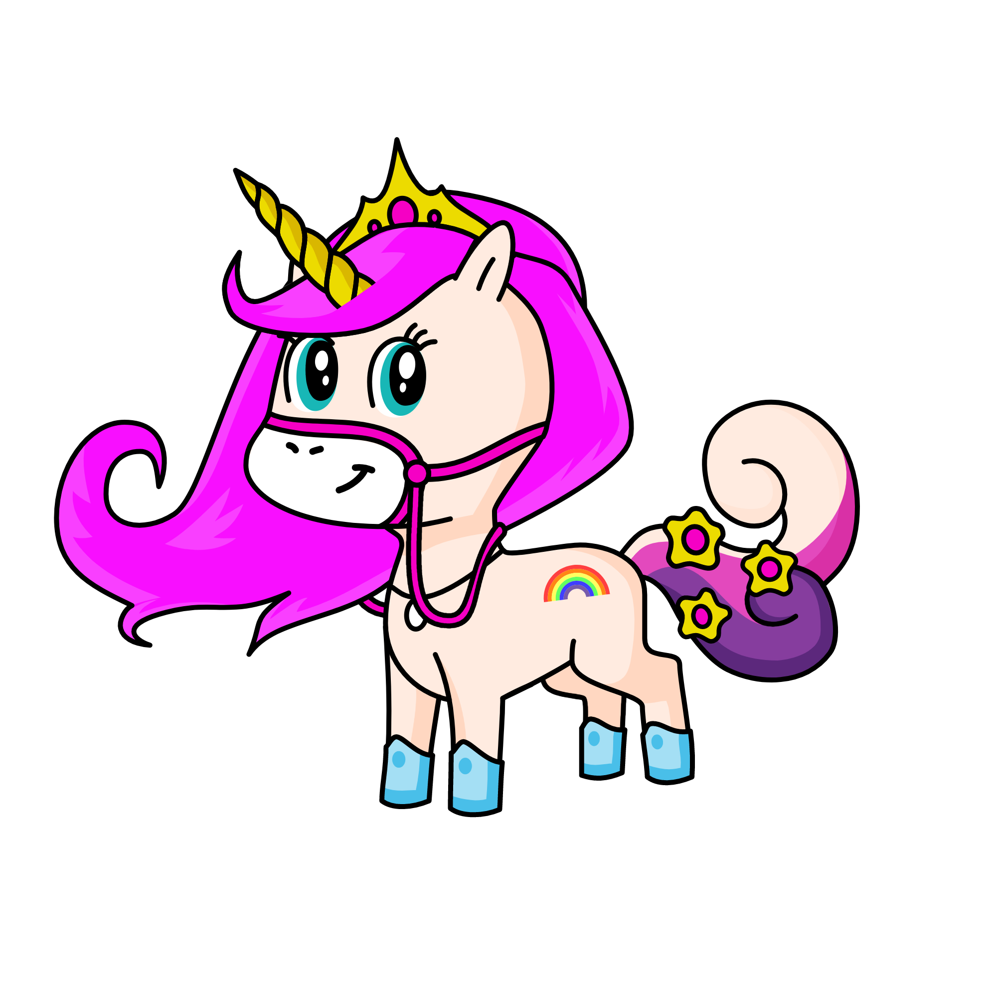 goldy, the unicorn