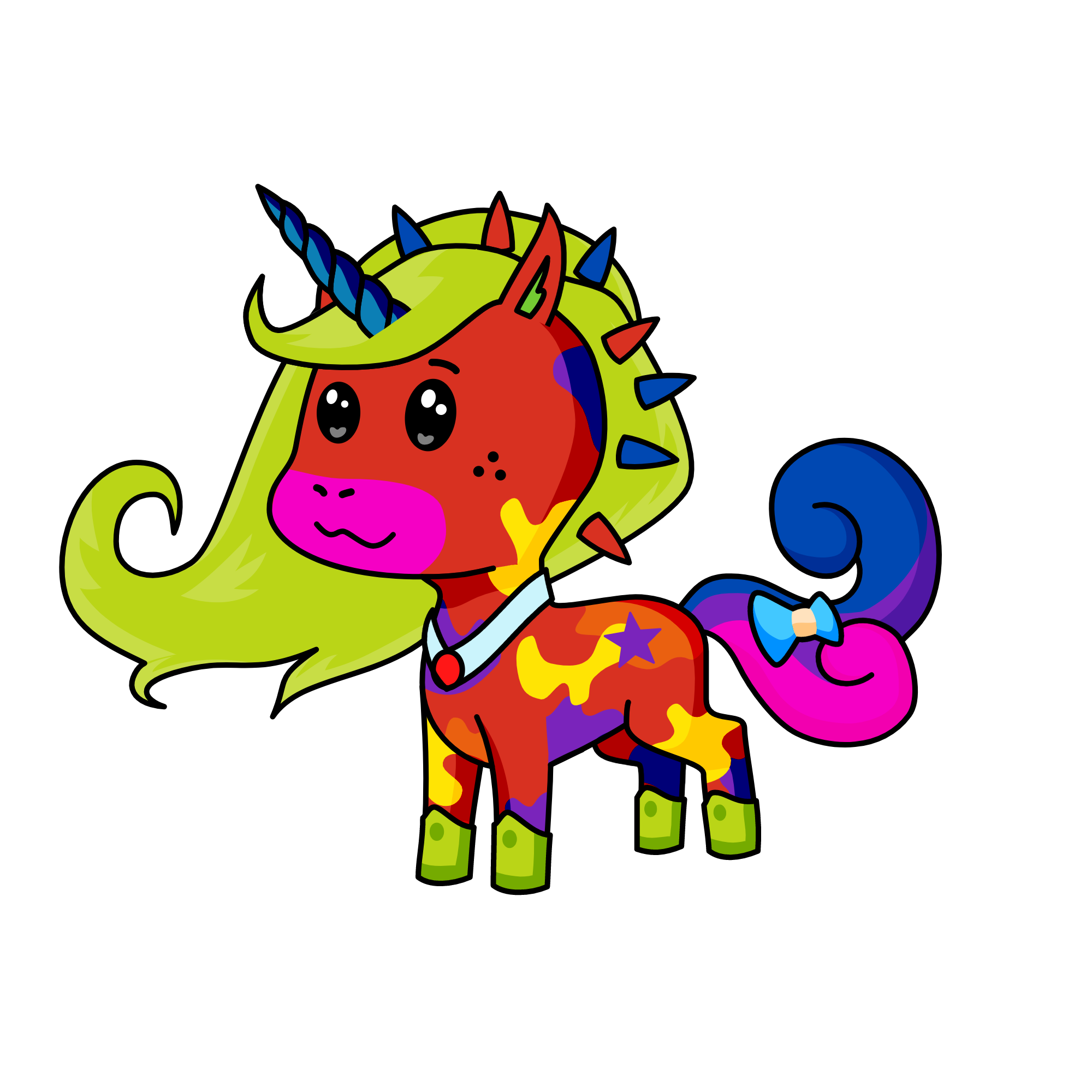 cool, the unicorn
