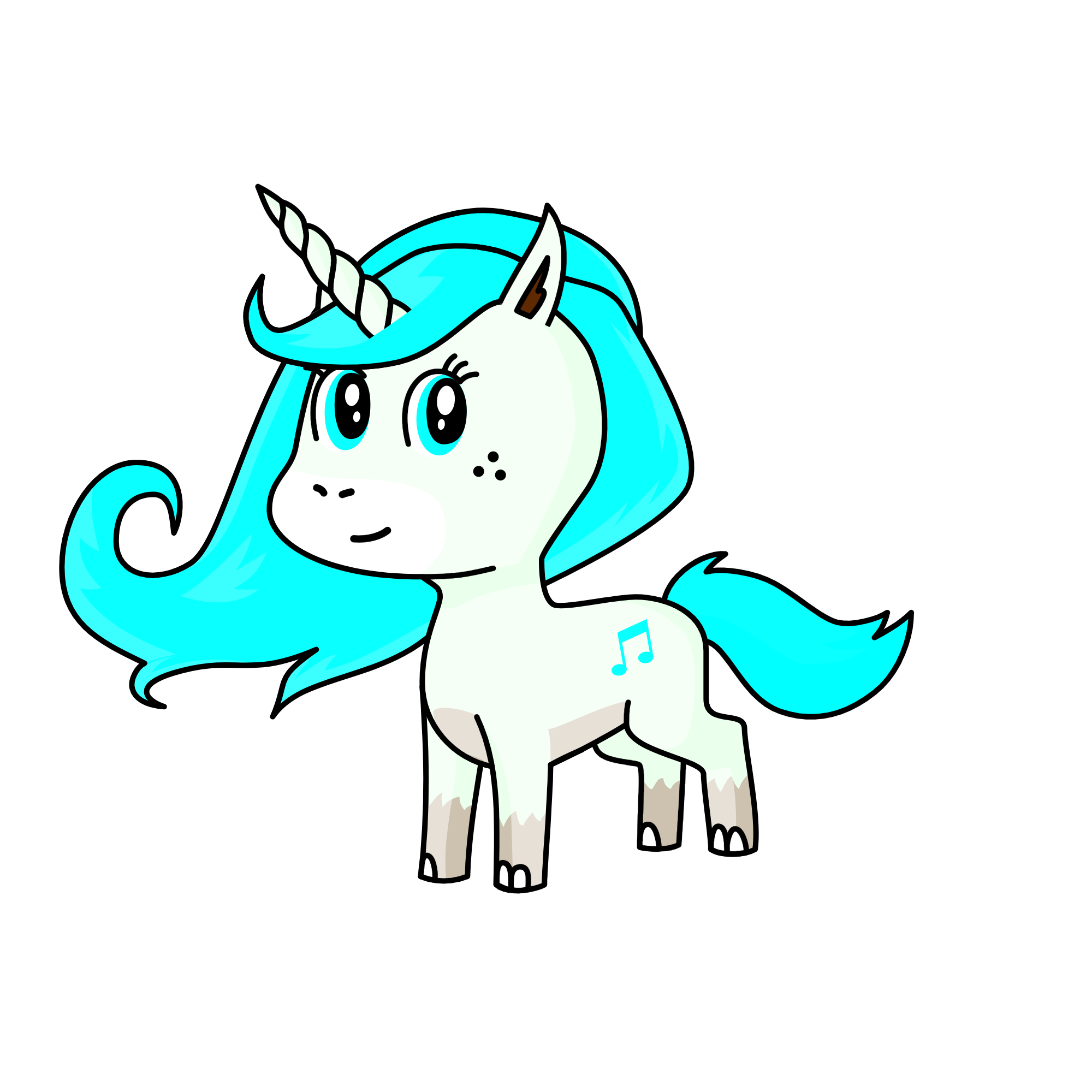 Shattet, the unicorn
