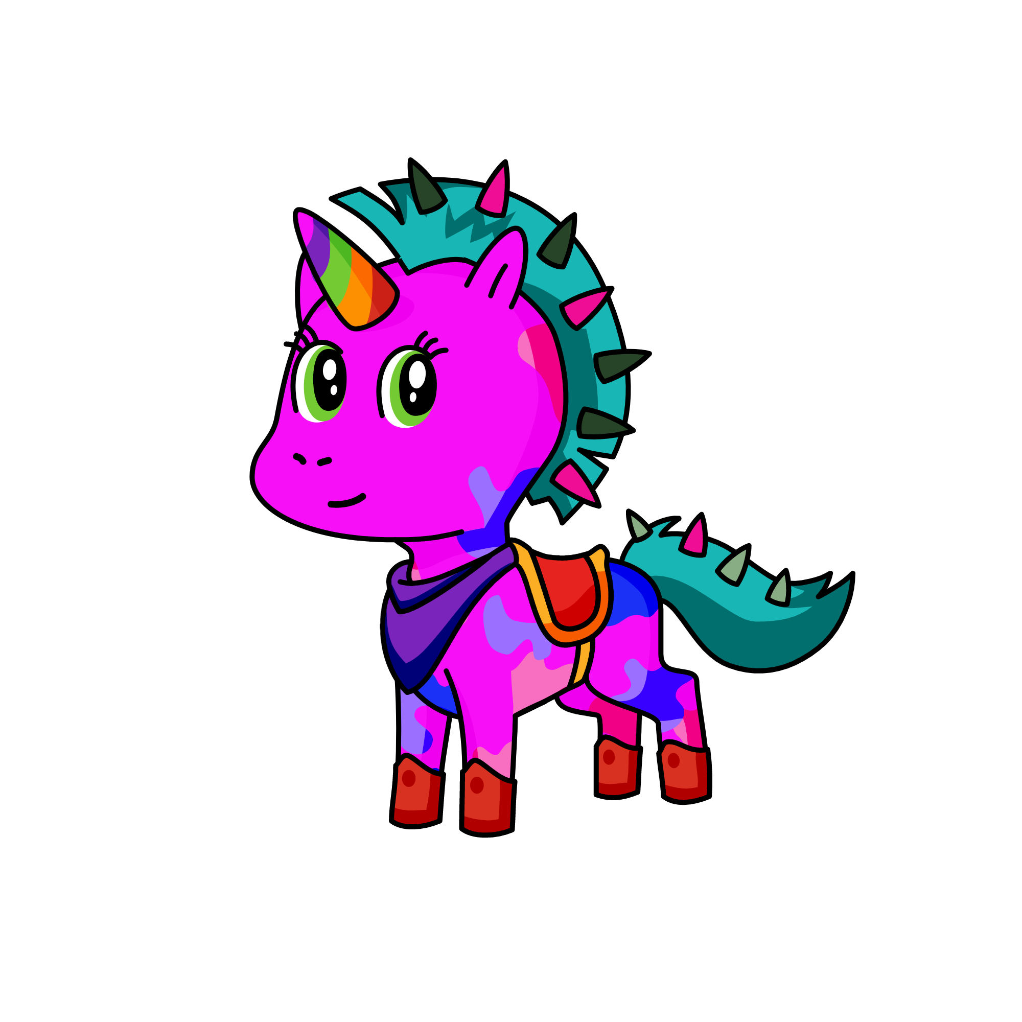 Raven, the unicorn