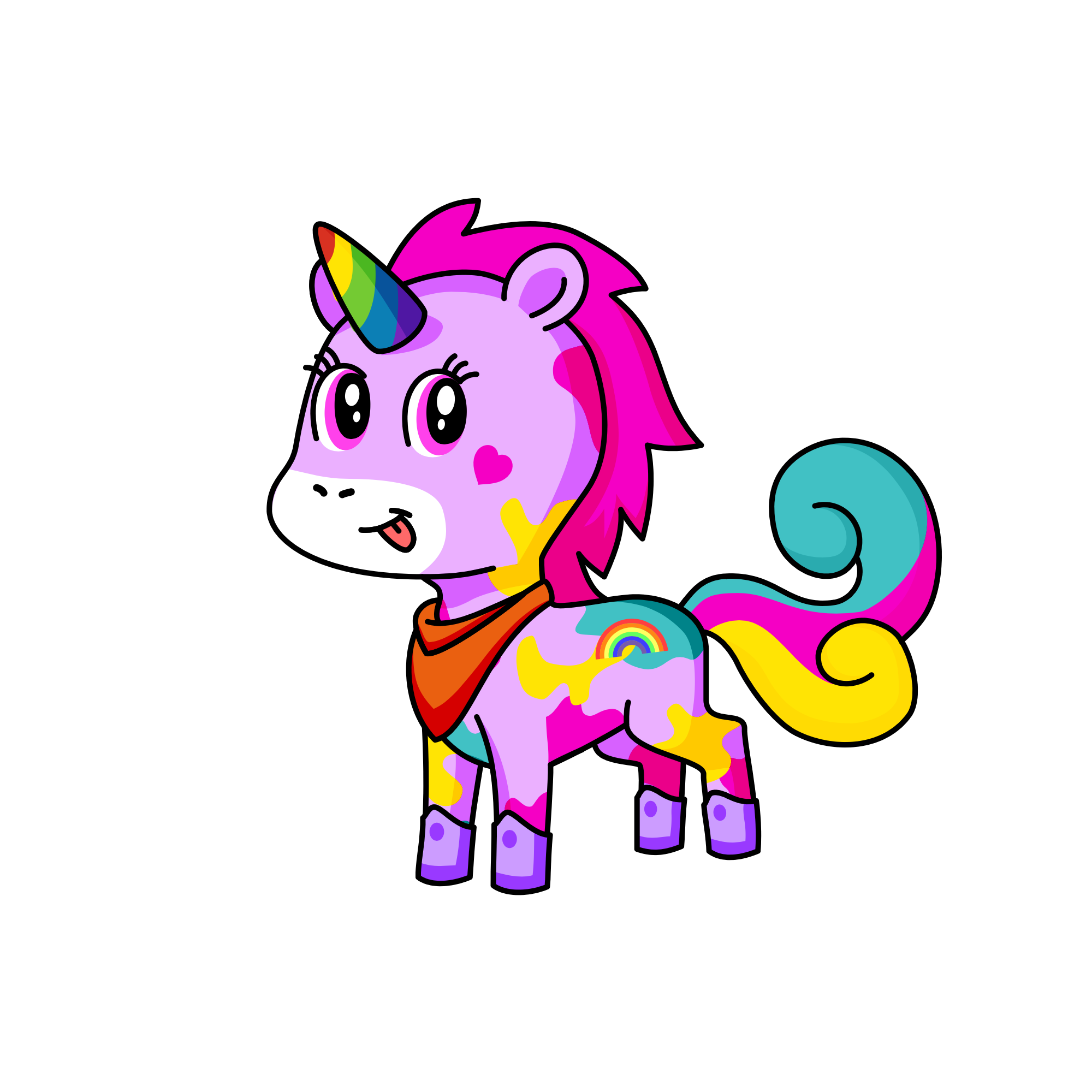 Maya, the unicorn