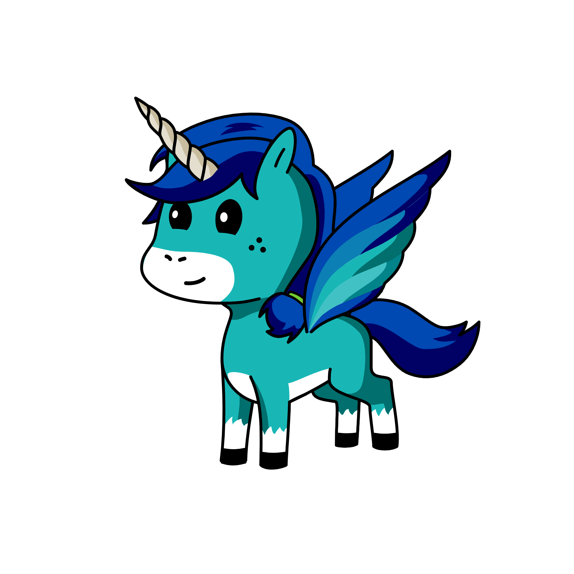 aqua, the unicorn