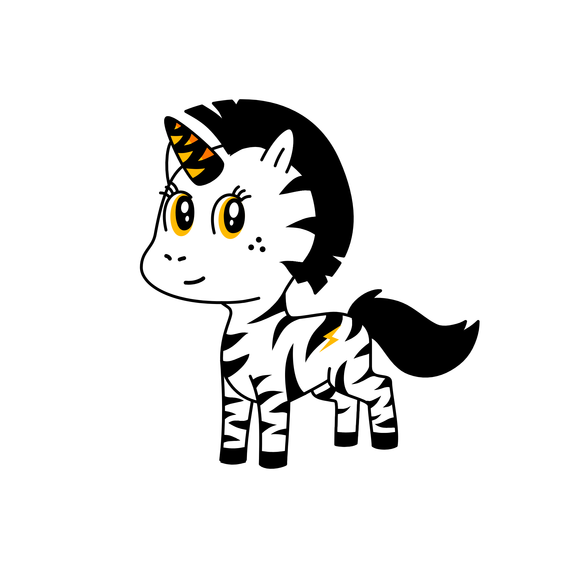 Xmeina, the unicorn