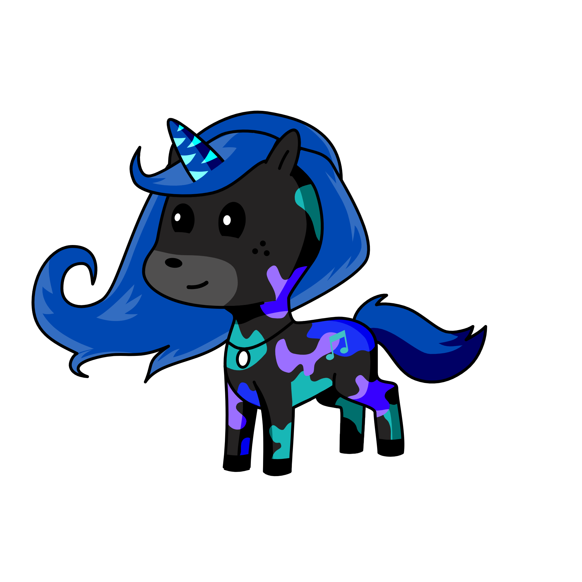 Moon, the unicorn