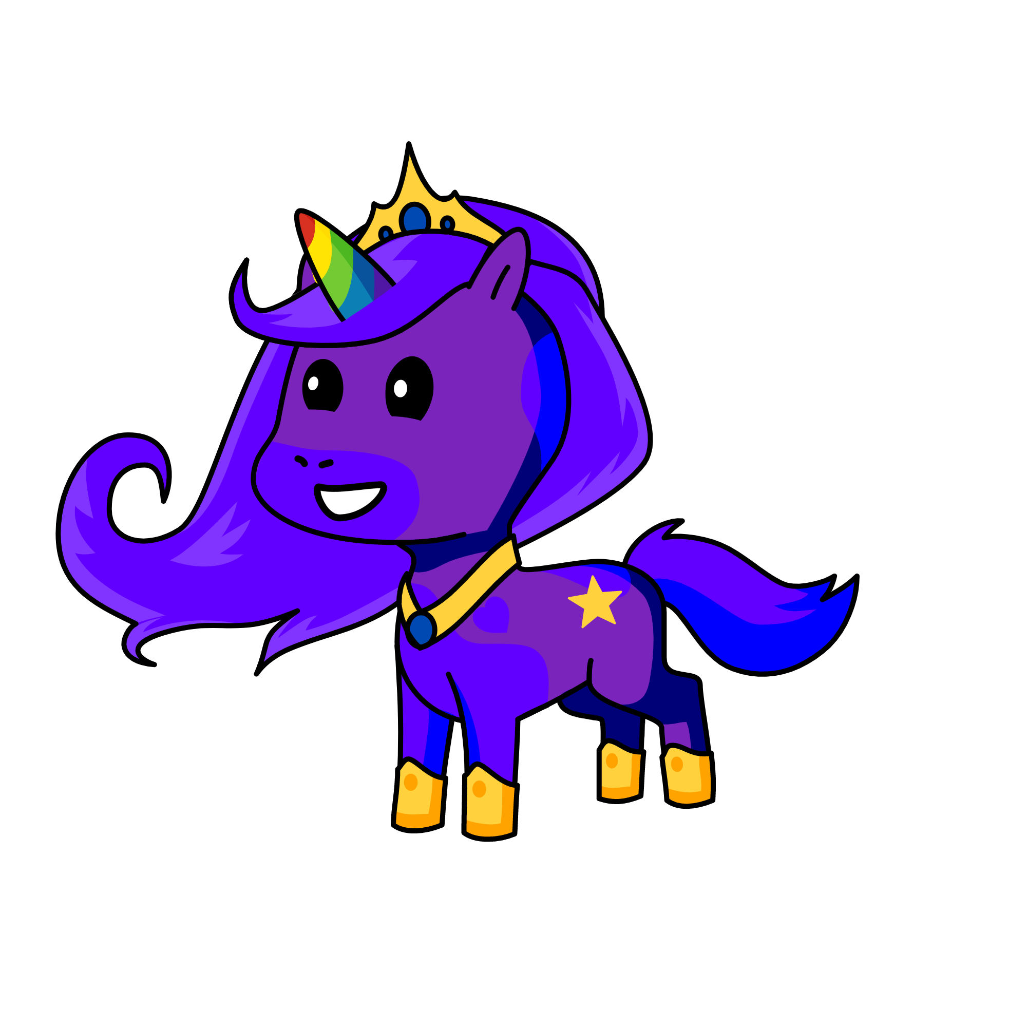 Princess Blaze, the unicorn