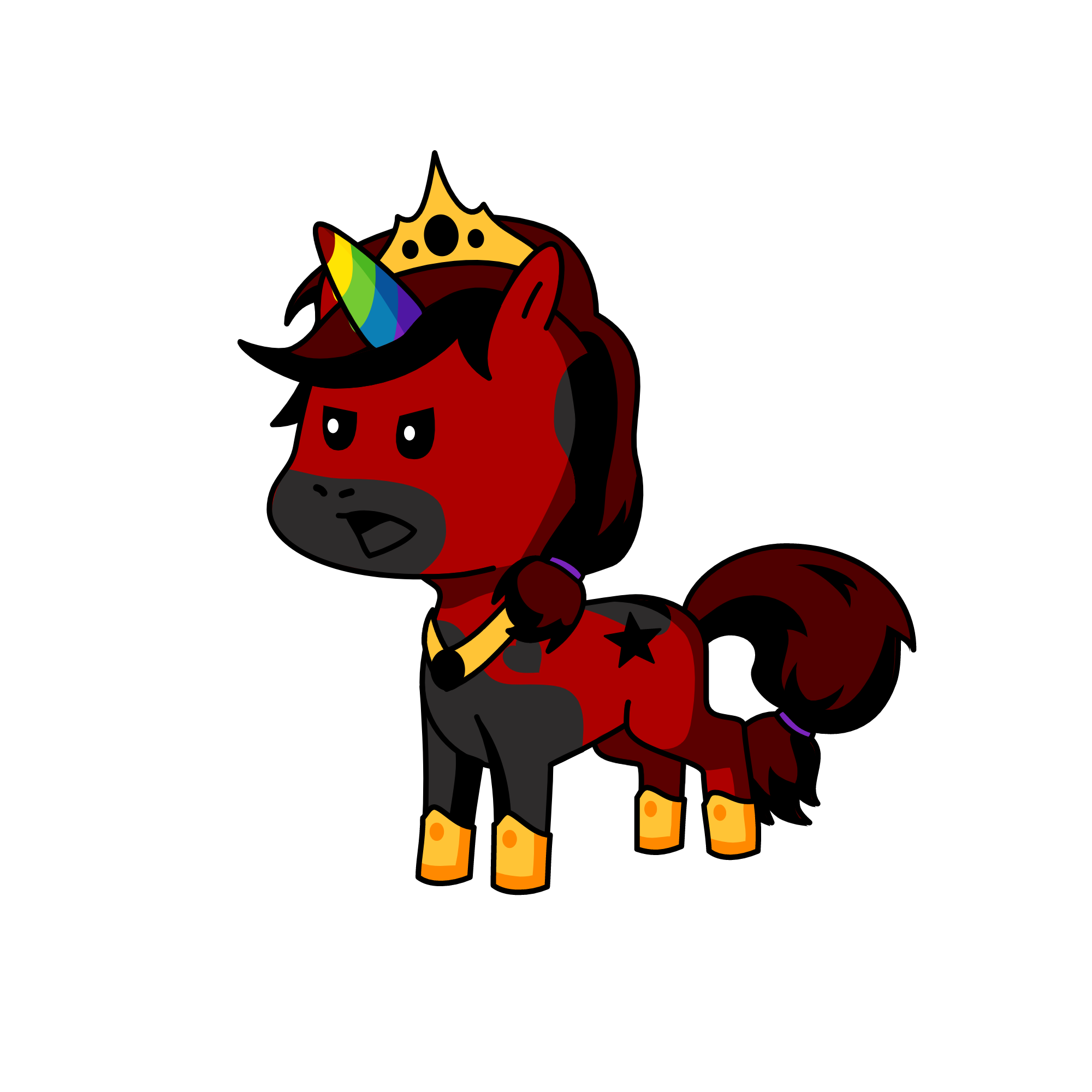 Princess Burn, the unicorn