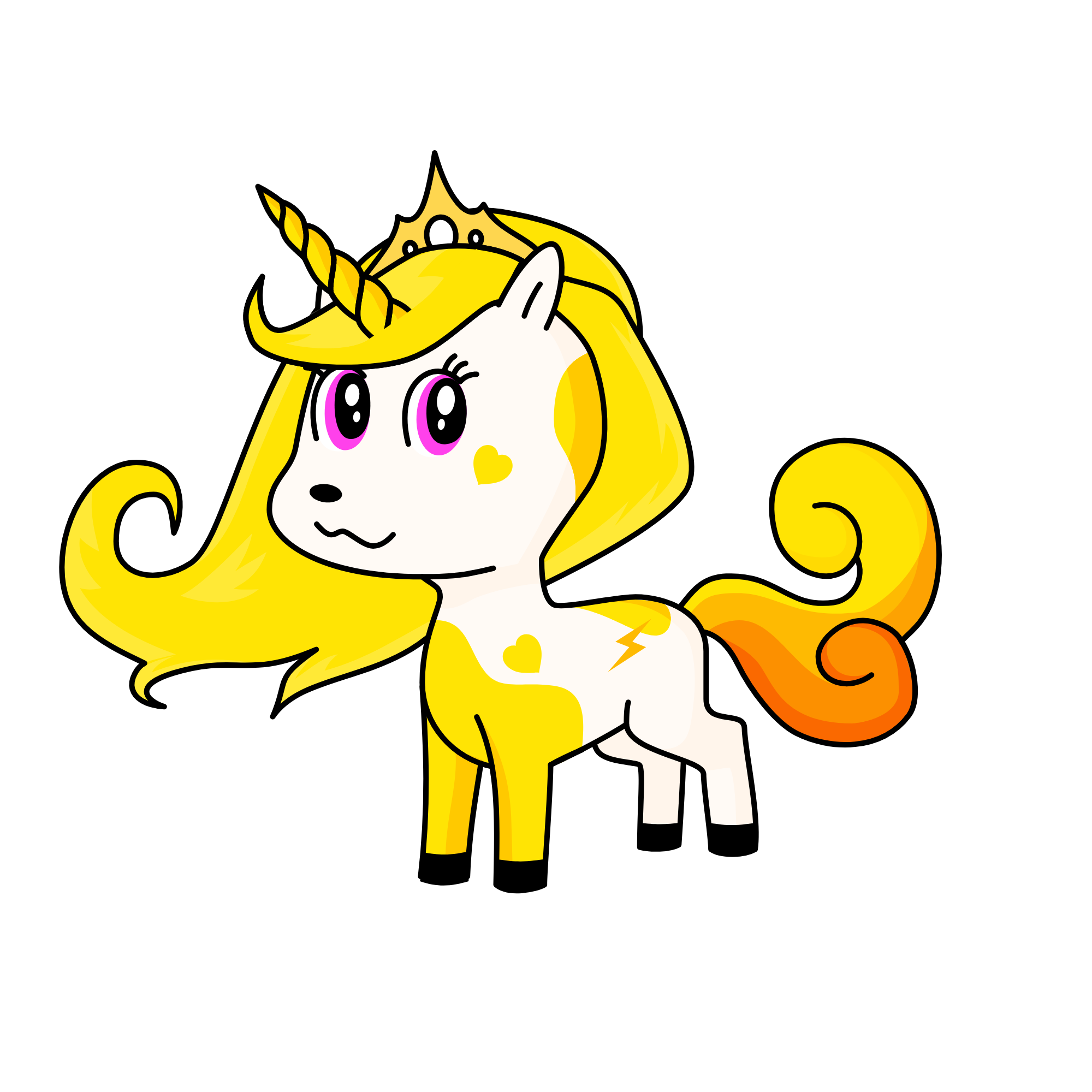 Cristaly, the unicorn