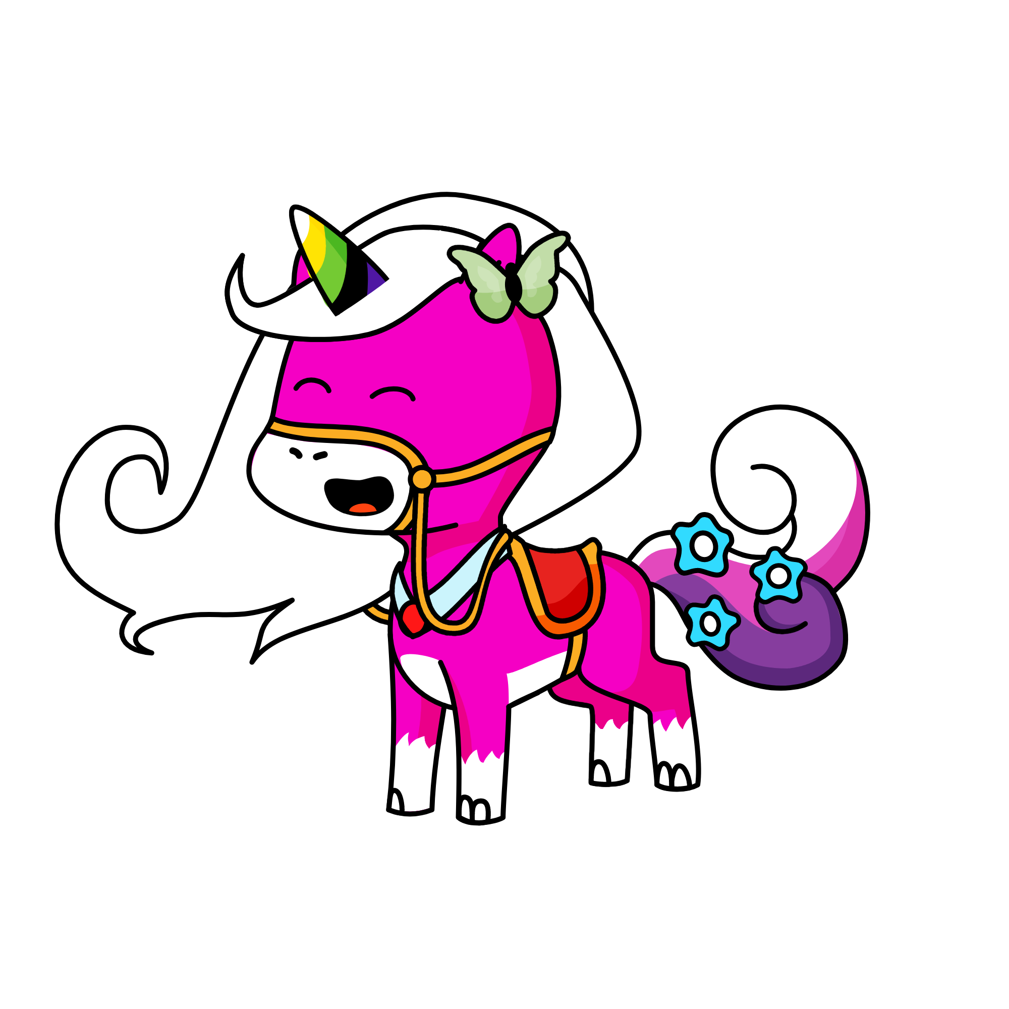 Poki, the unicorn