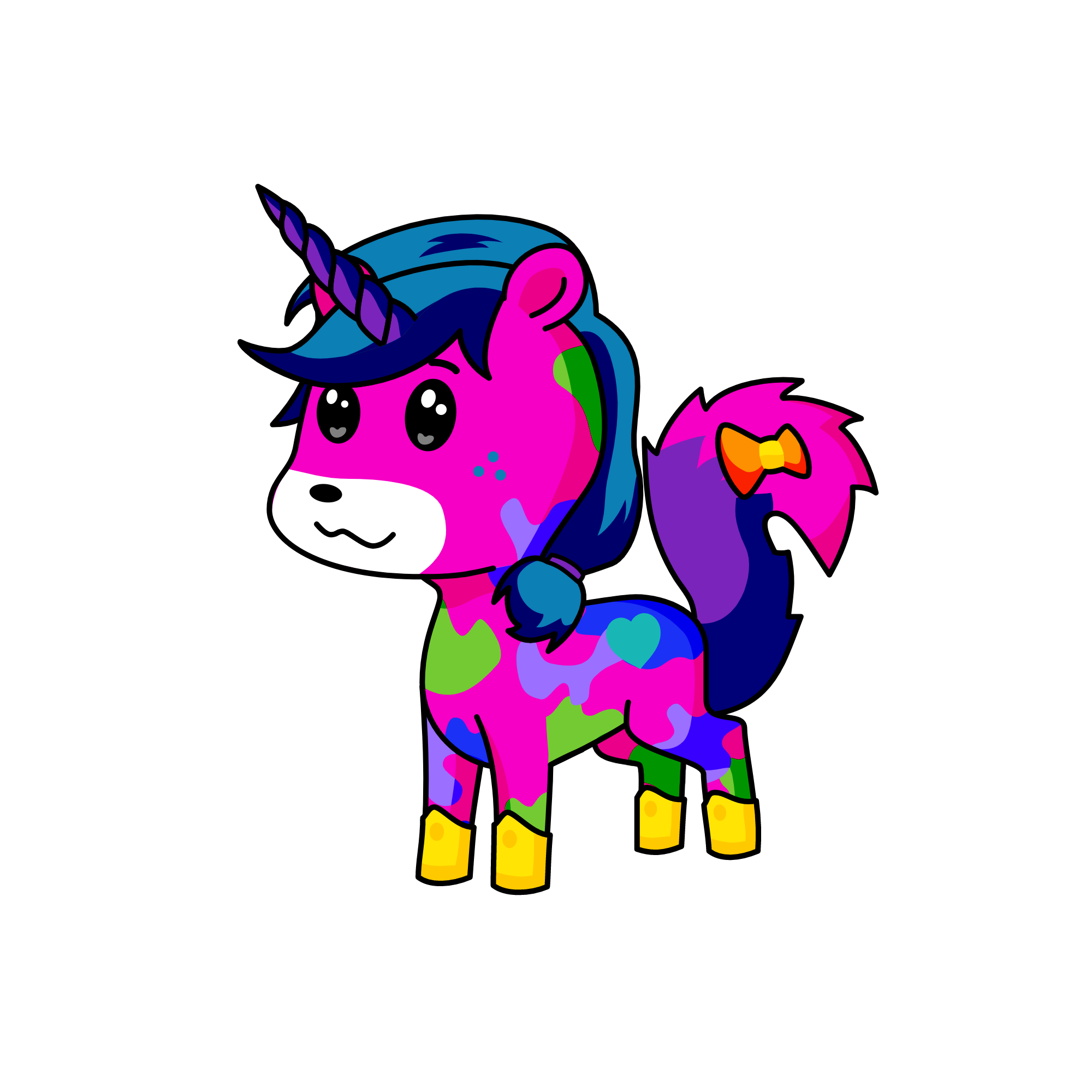 super rainbow, the unicorn