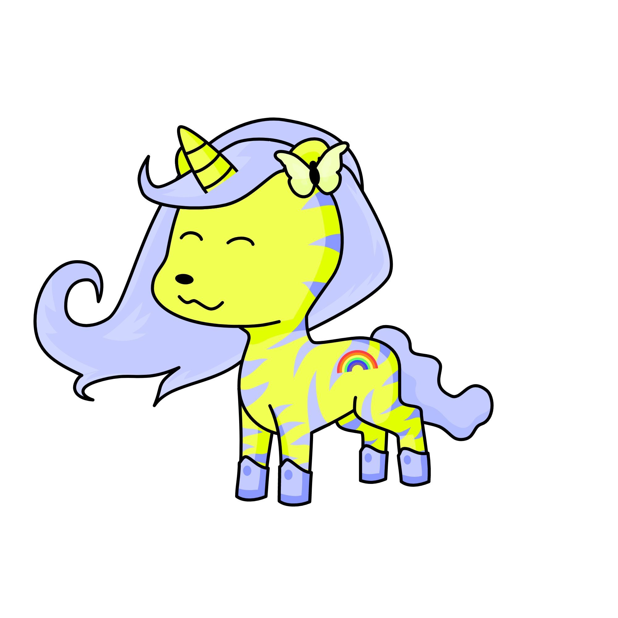 gold and silver, the unicorn