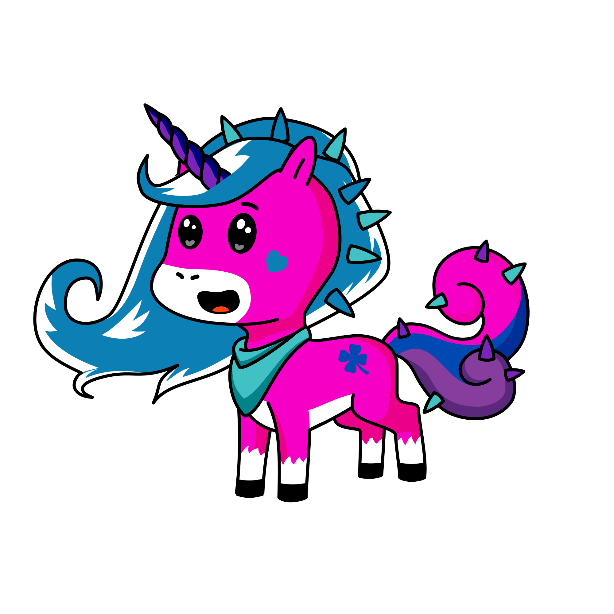 fllufy, the unicorn