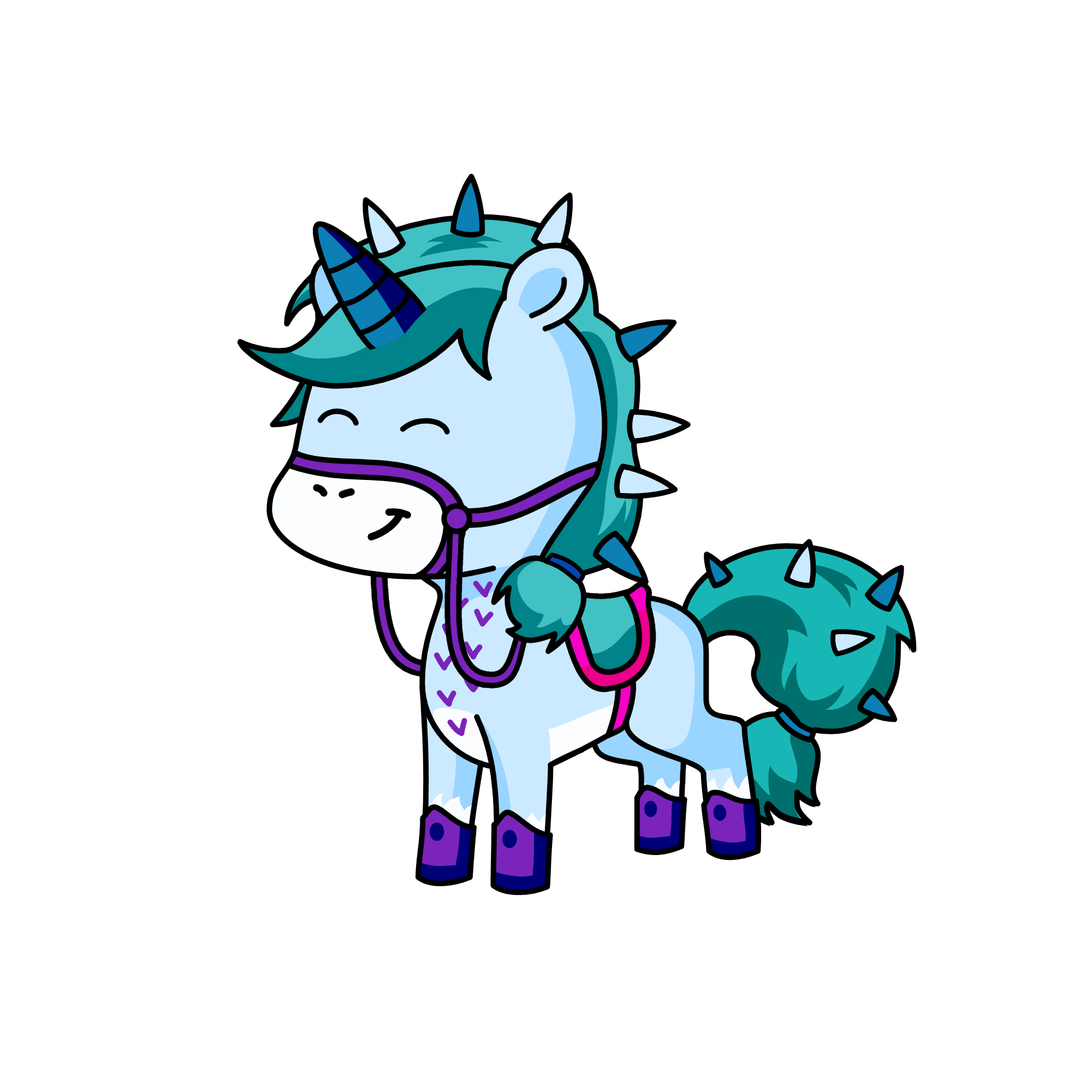 snowy, the unicorn