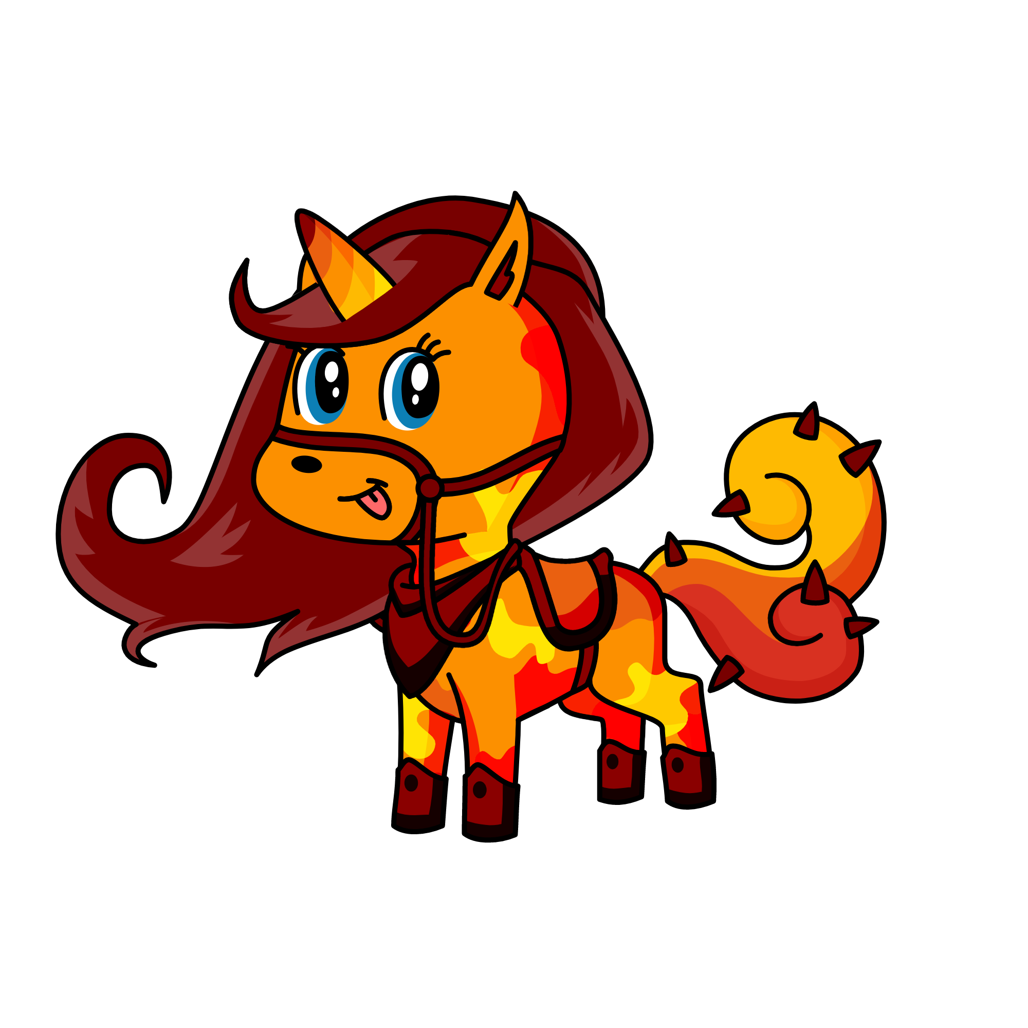 Fire, the unicorn