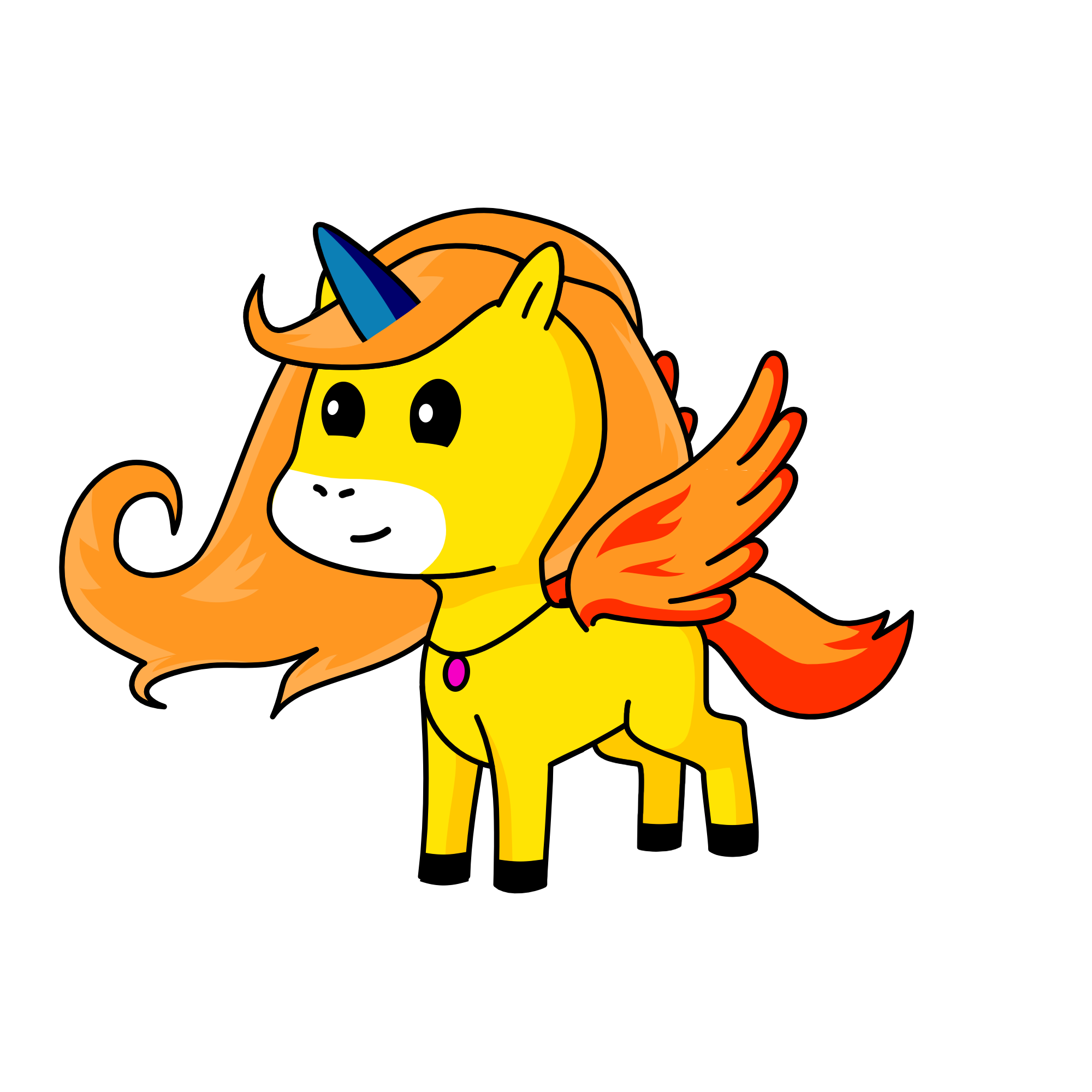 Galaxy, the unicorn