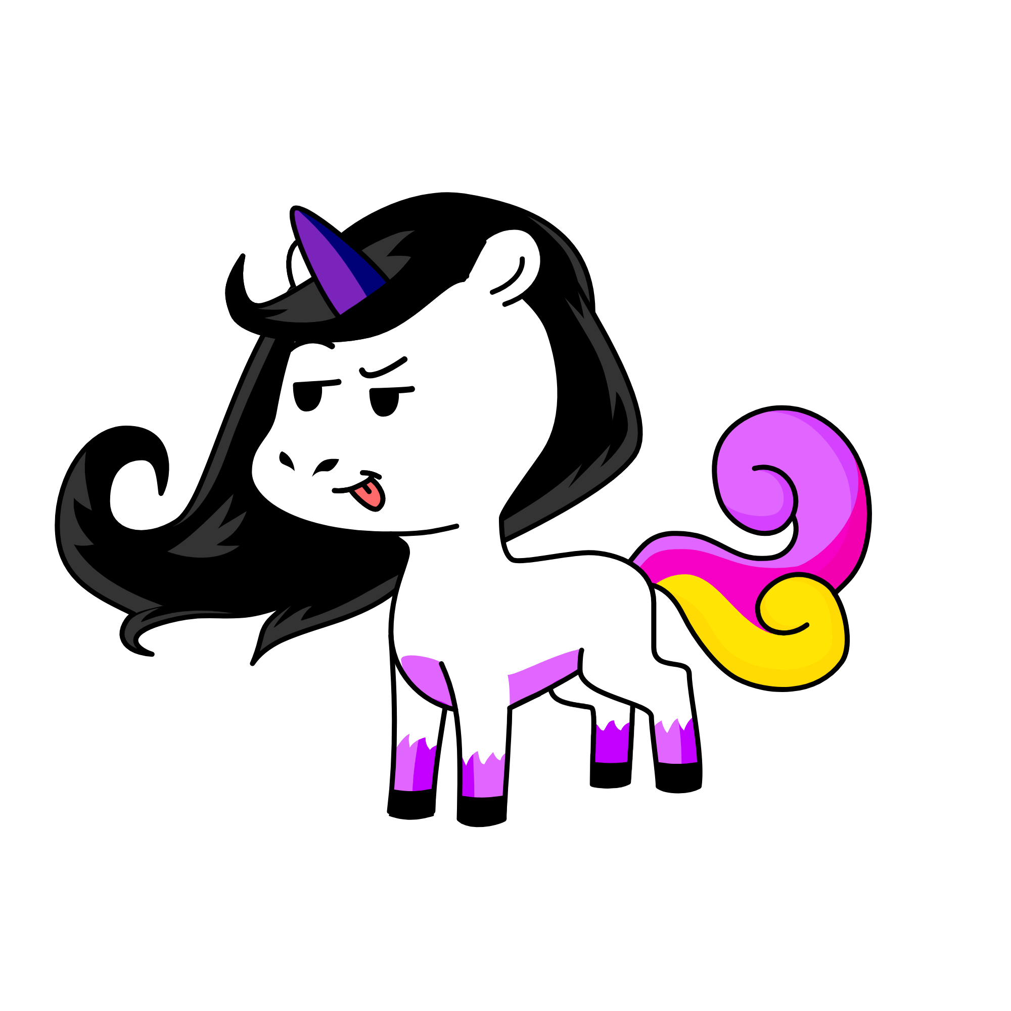 Zizi, the unicorn