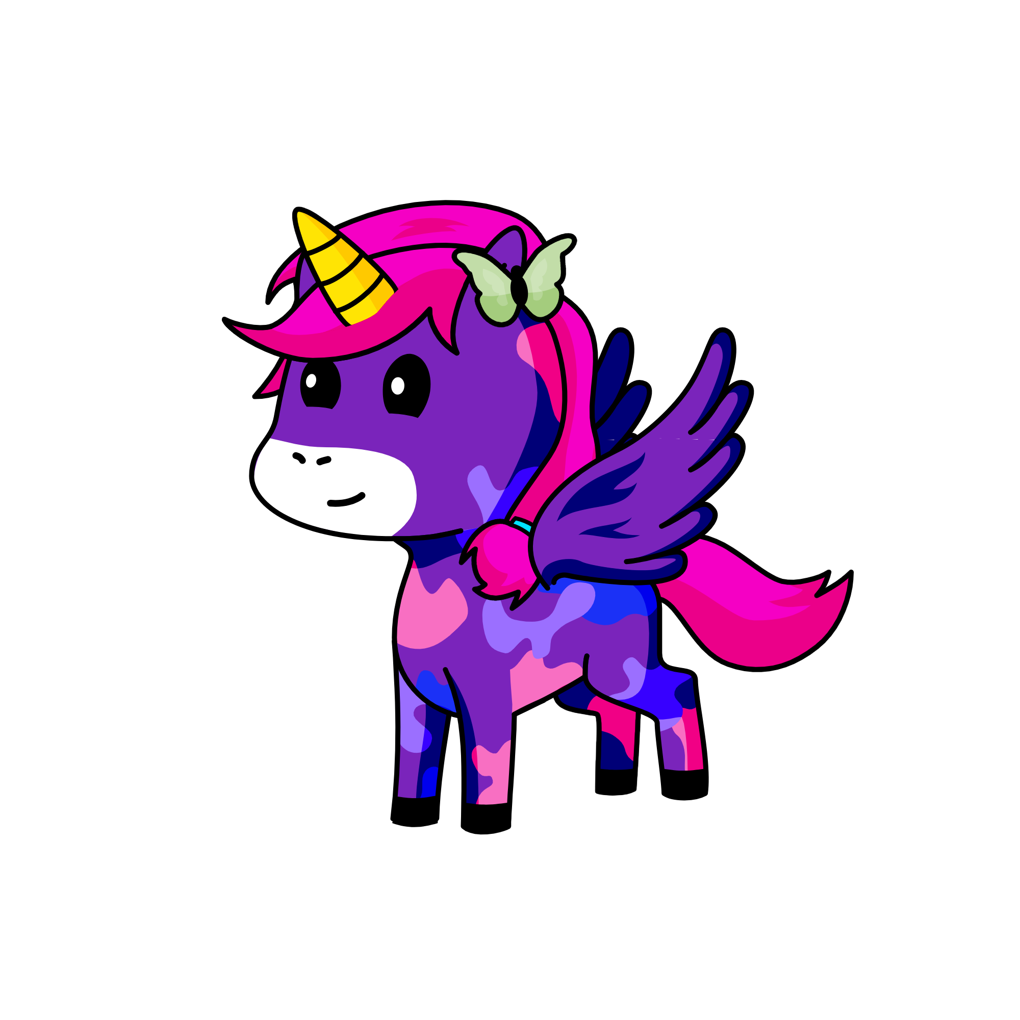 lucky , the unicorn