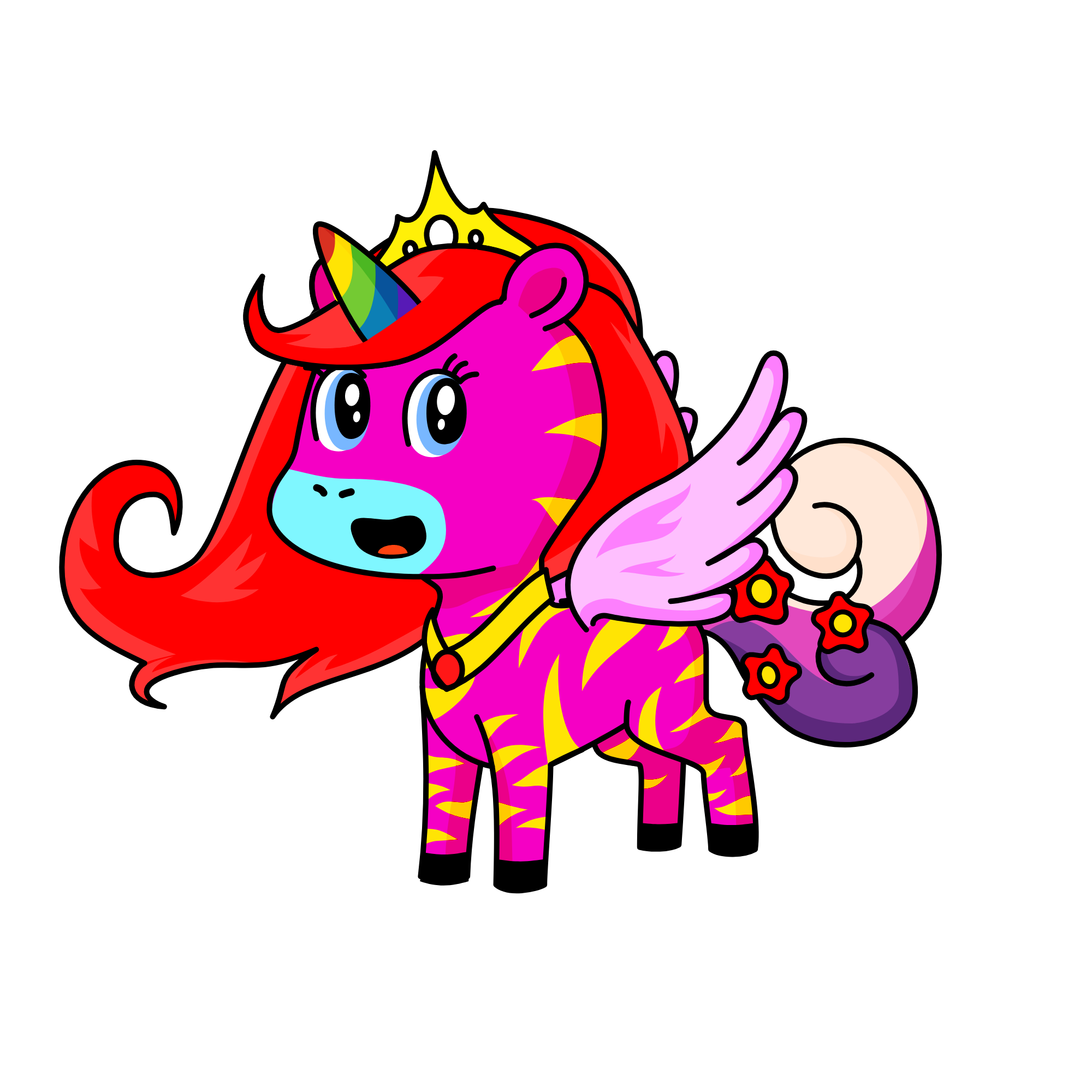Sky, the unicorn