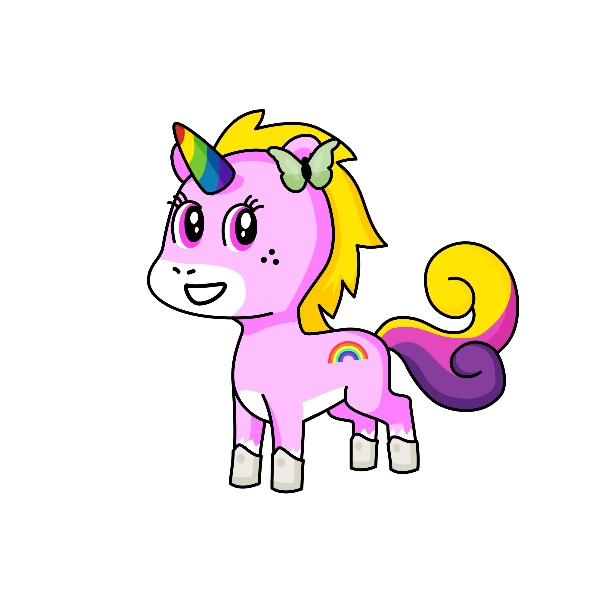 Fly, the unicorn