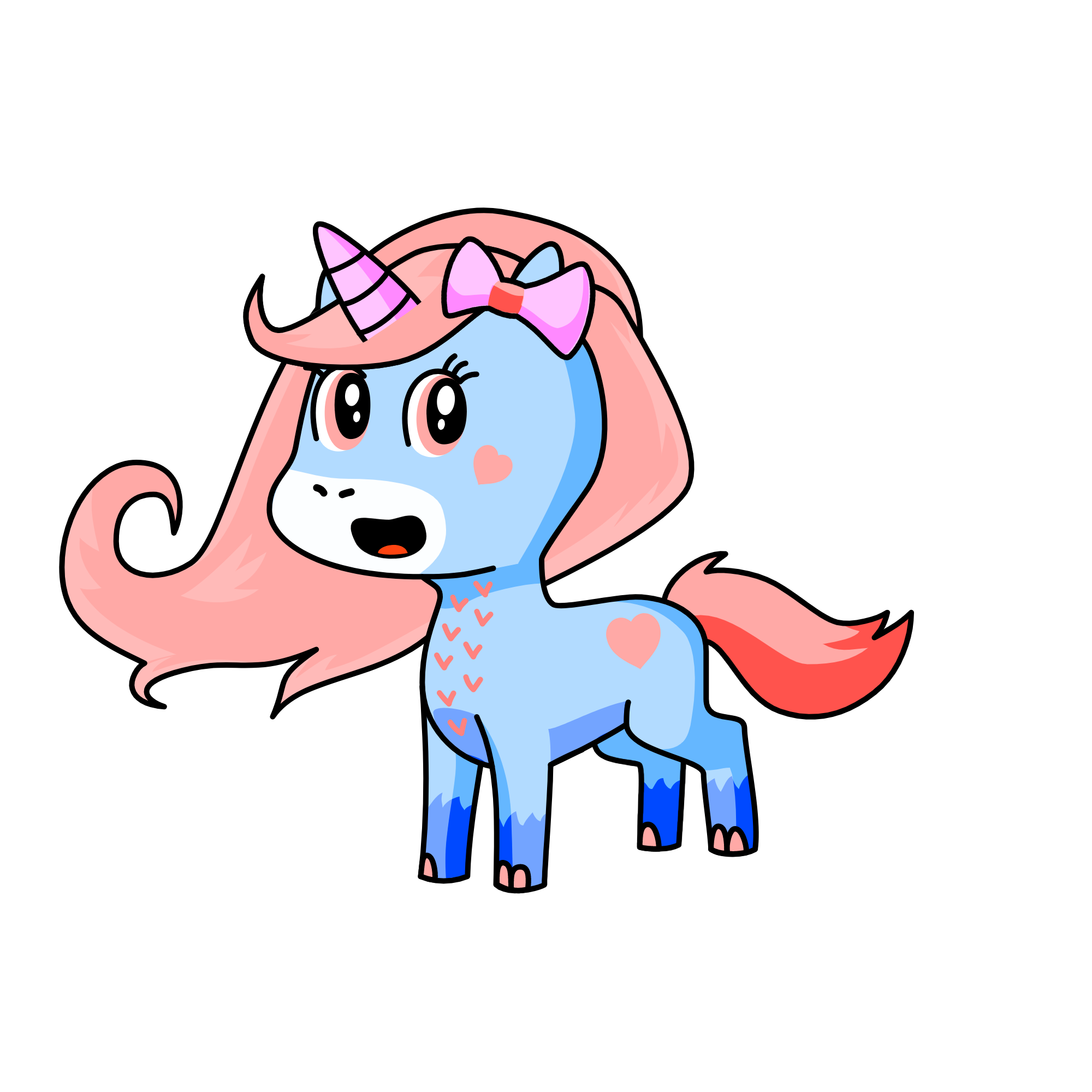 Blink, the unicorn