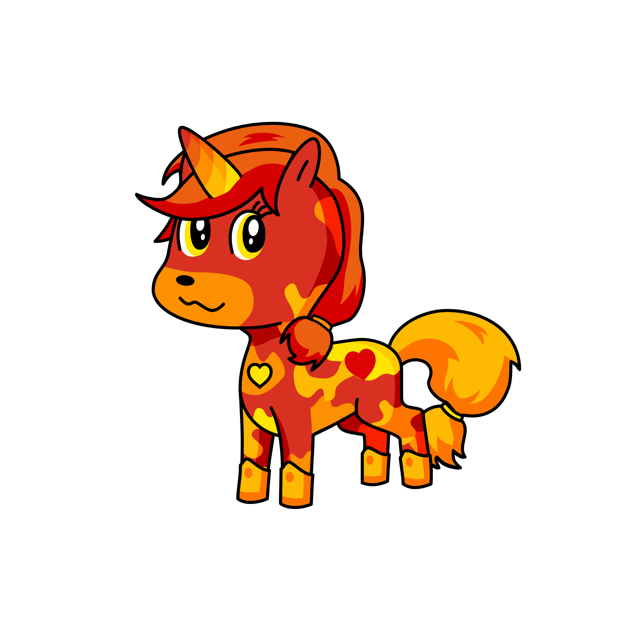 sunset blaze, the unicorn