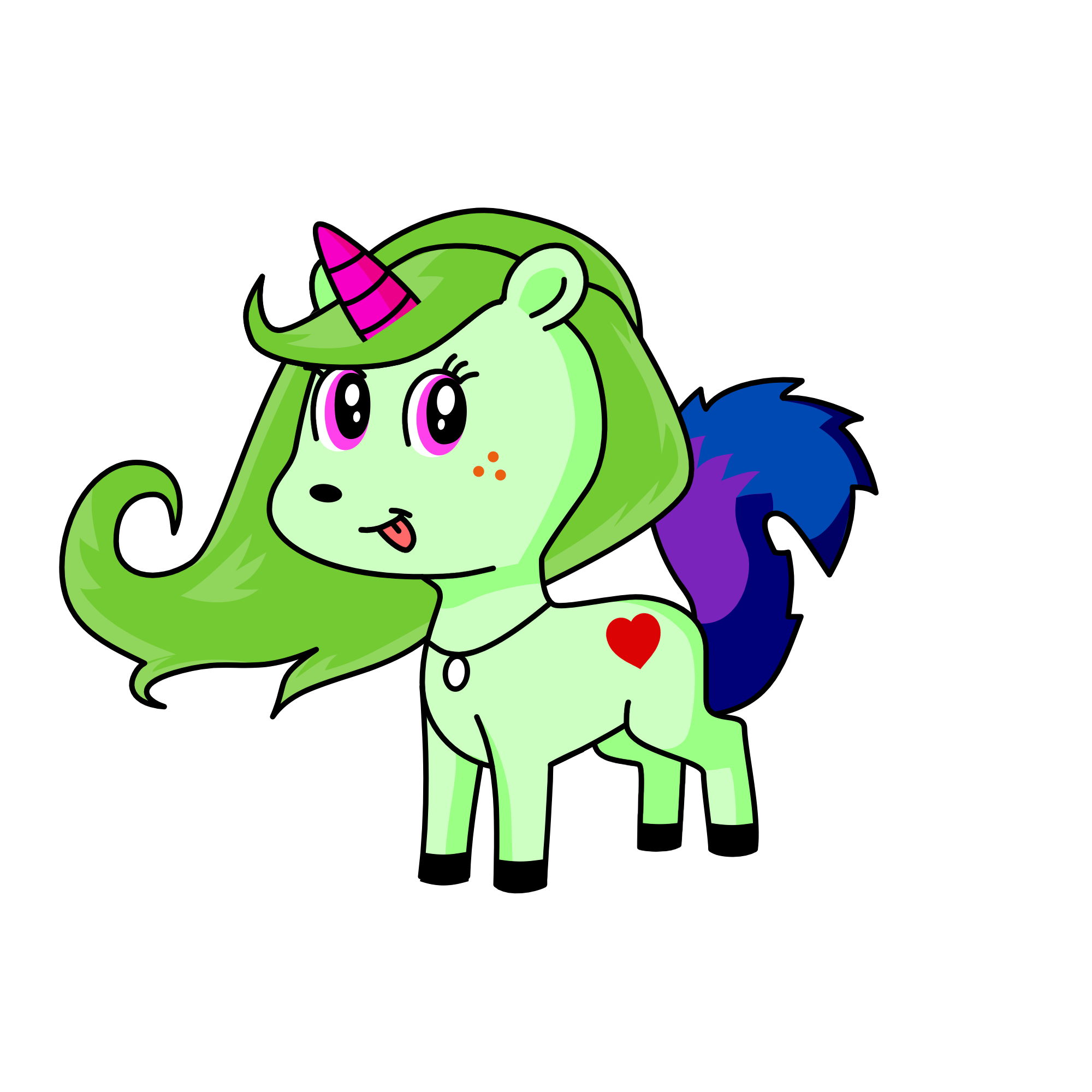 Srushti, the unicorn