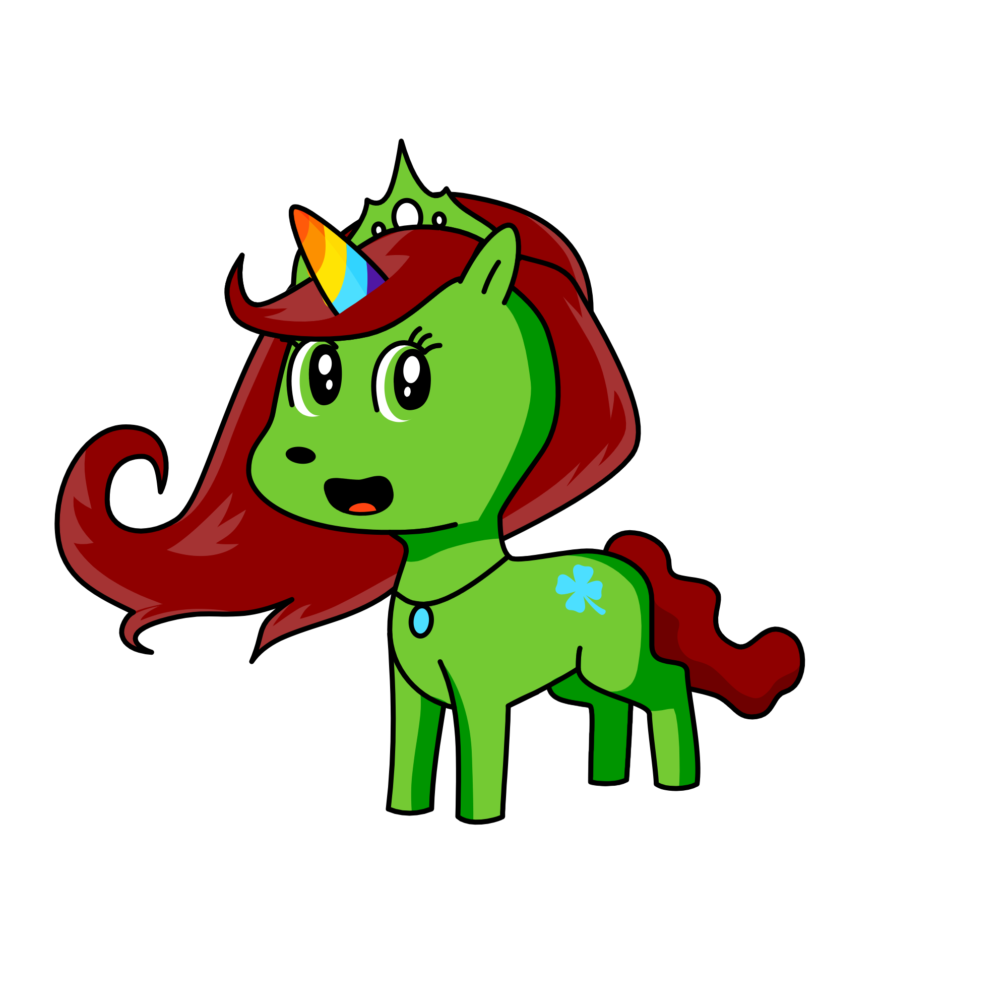 princess, the unicorn