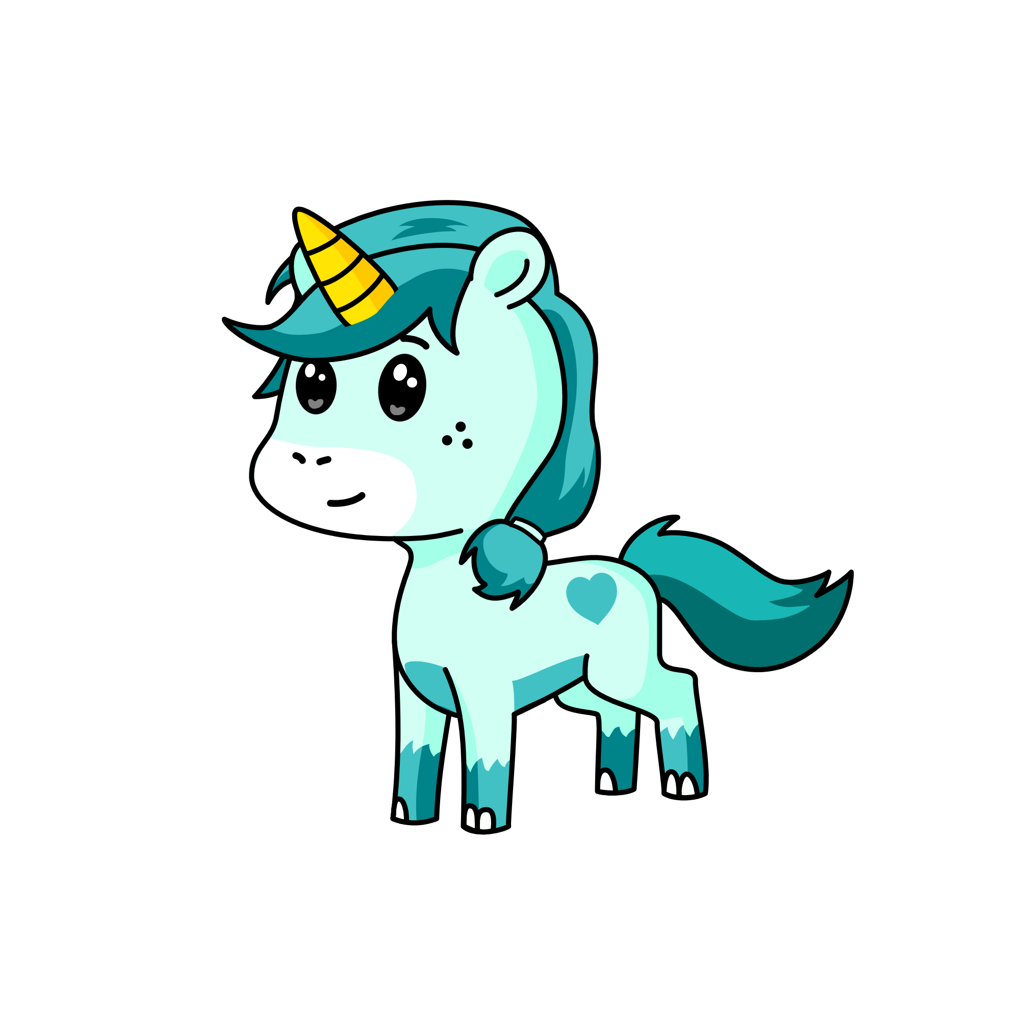 Sky, the unicorn