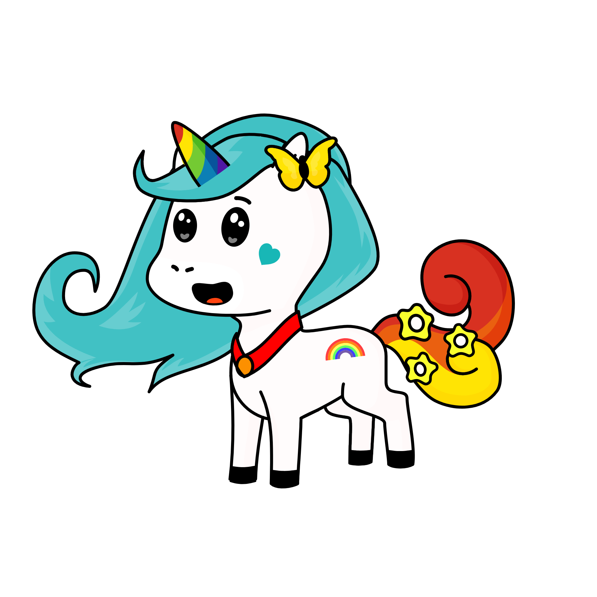 Ranbowa, the unicorn