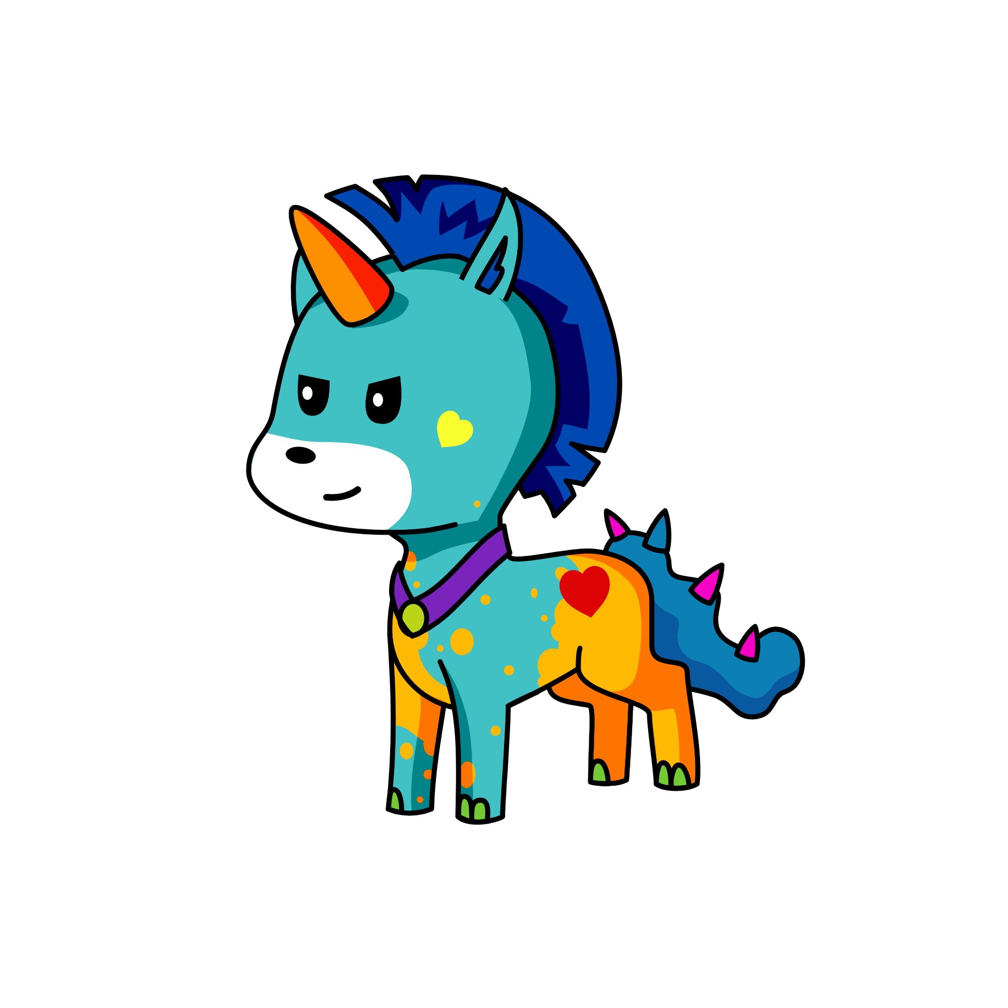 blank, the unicorn